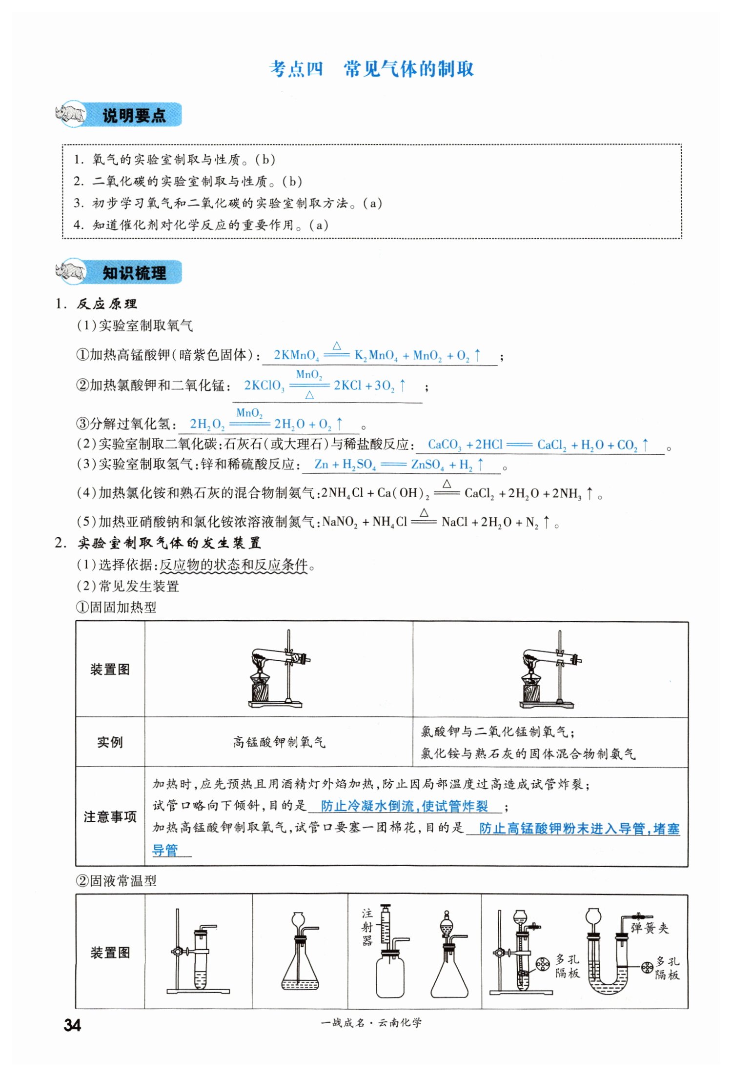 2022年一战成名考前新方案化学云南专版 第34页