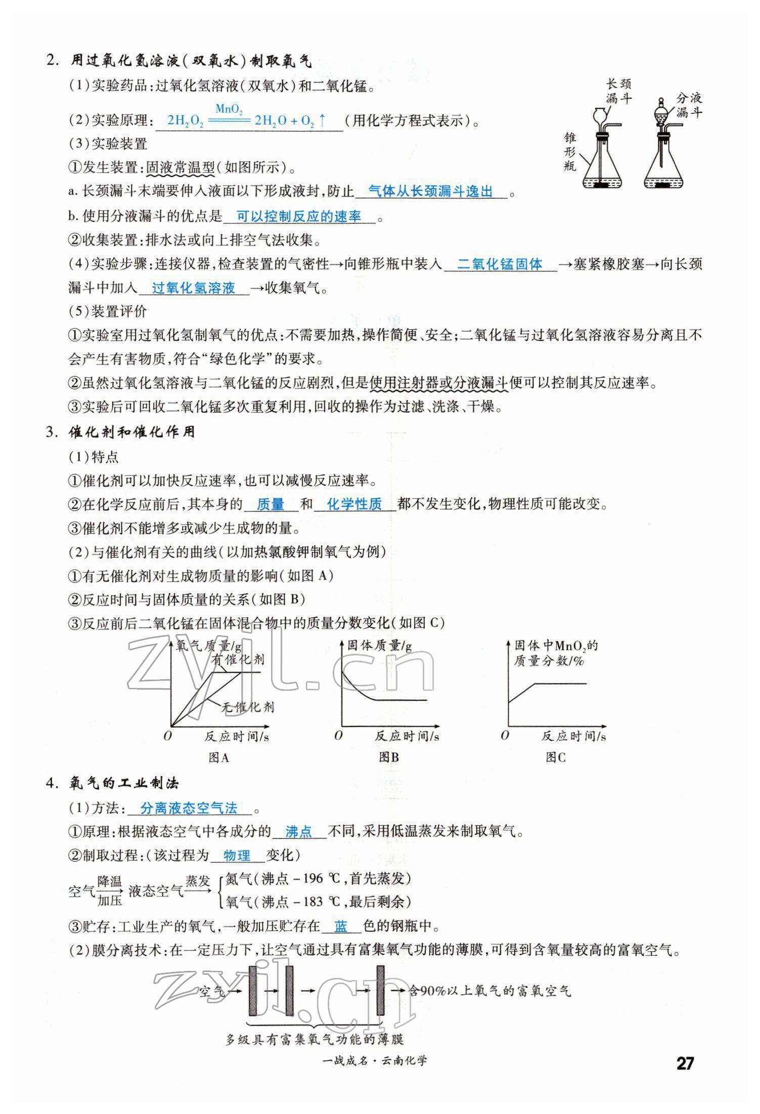 2022年一戰(zhàn)成名考前新方案化學(xué)云南專版 第27頁