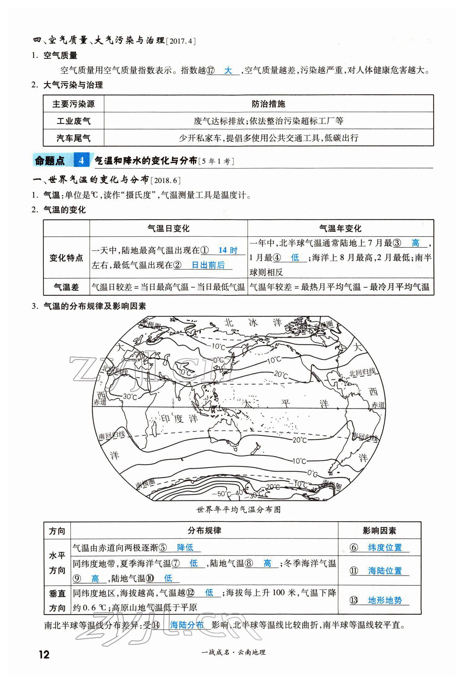 2022年一战成名考前新方案地理云南专版 第12页