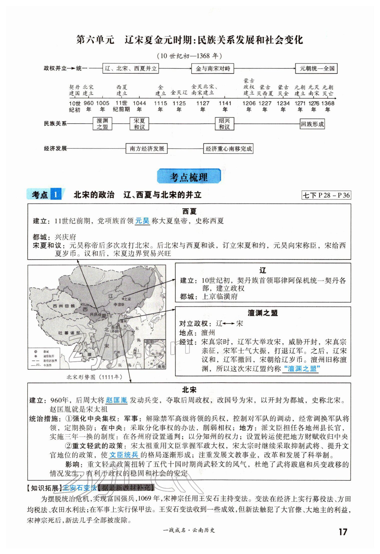 2022年一戰(zhàn)成名考前新方案歷史云南專版 第17頁