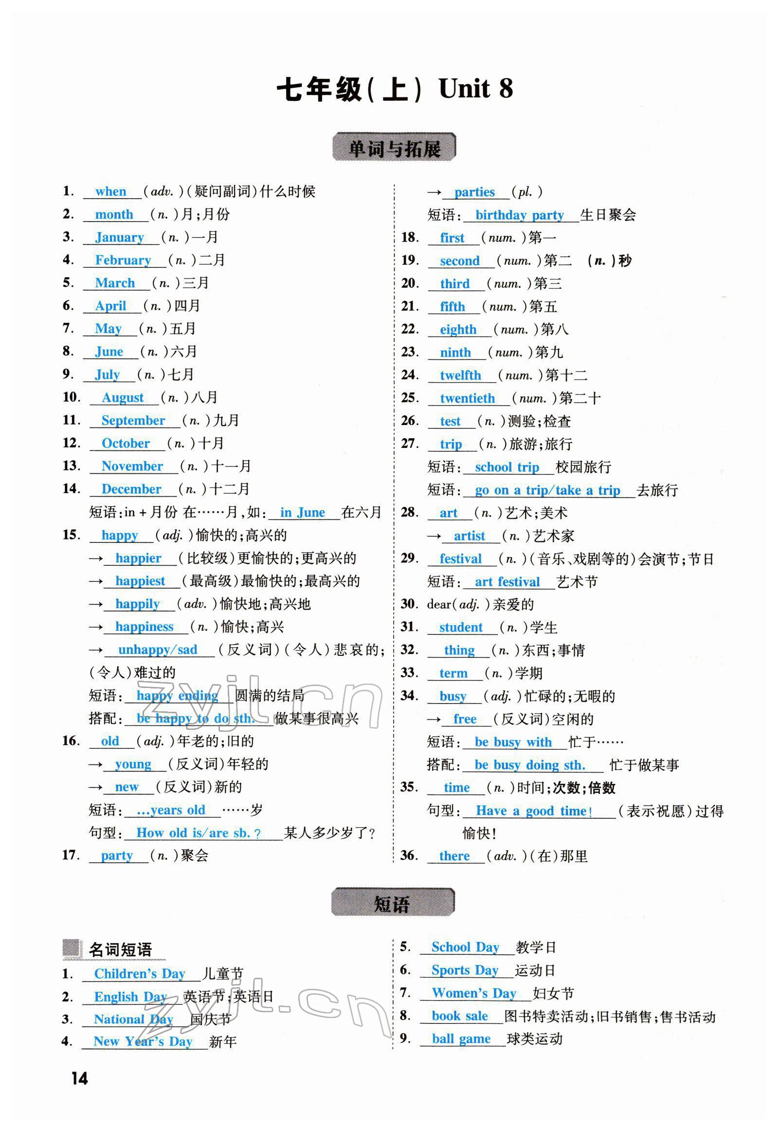 2022年一战成名考前新方案英语云南专版 参考答案第29页