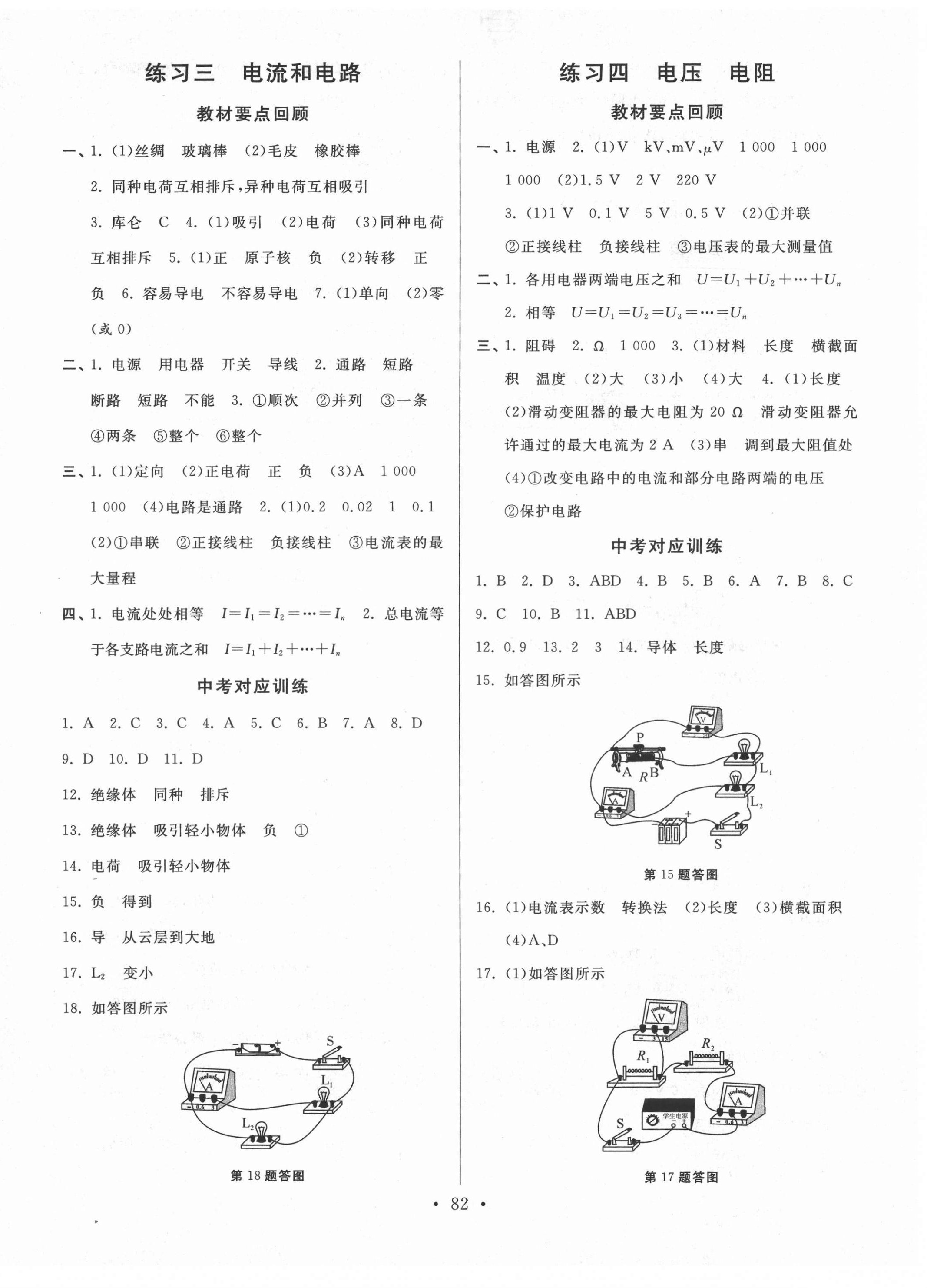 2022年寒假作業(yè)河北美術出版社九年級物理 第2頁