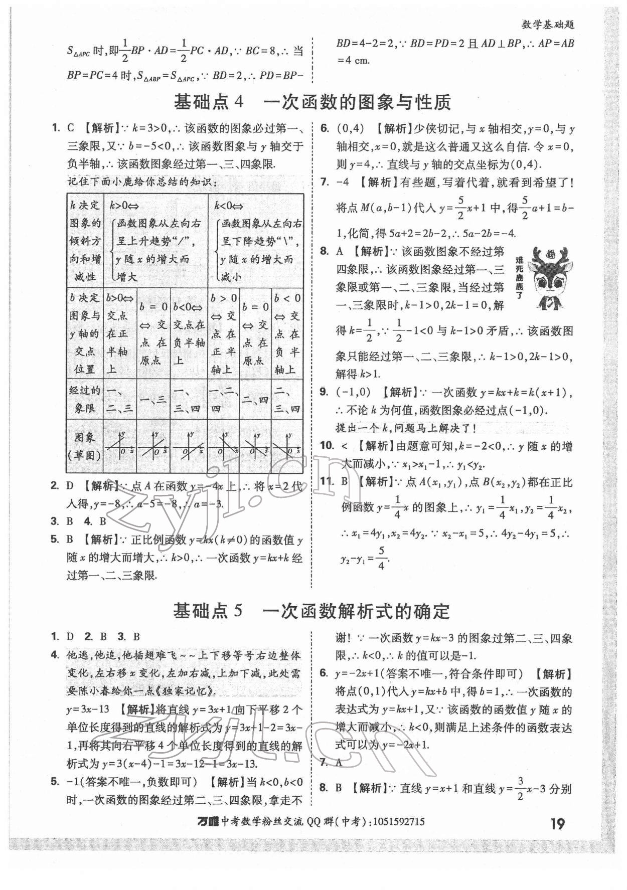 2022年万唯中考数学基础题 第19页