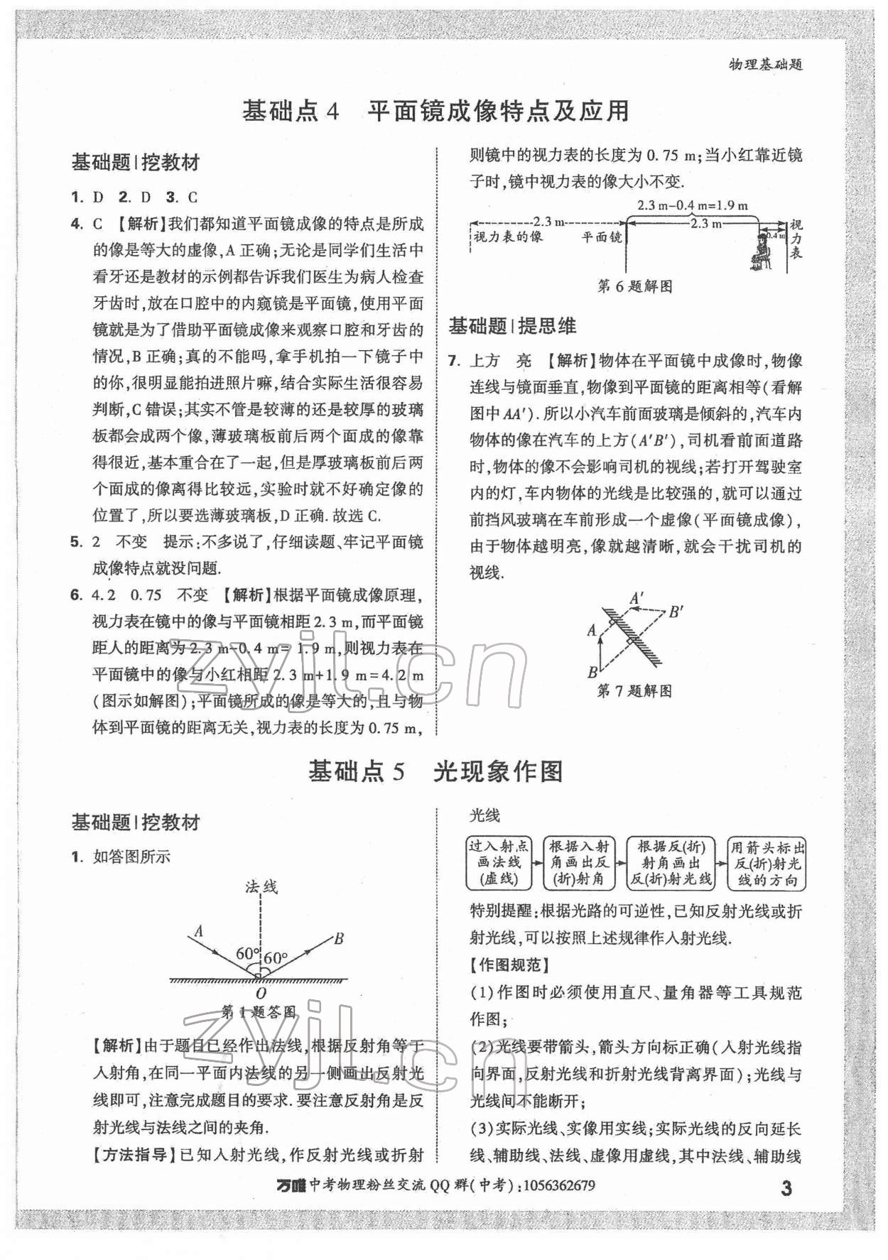 2022年万唯中考物理基础题 第3页