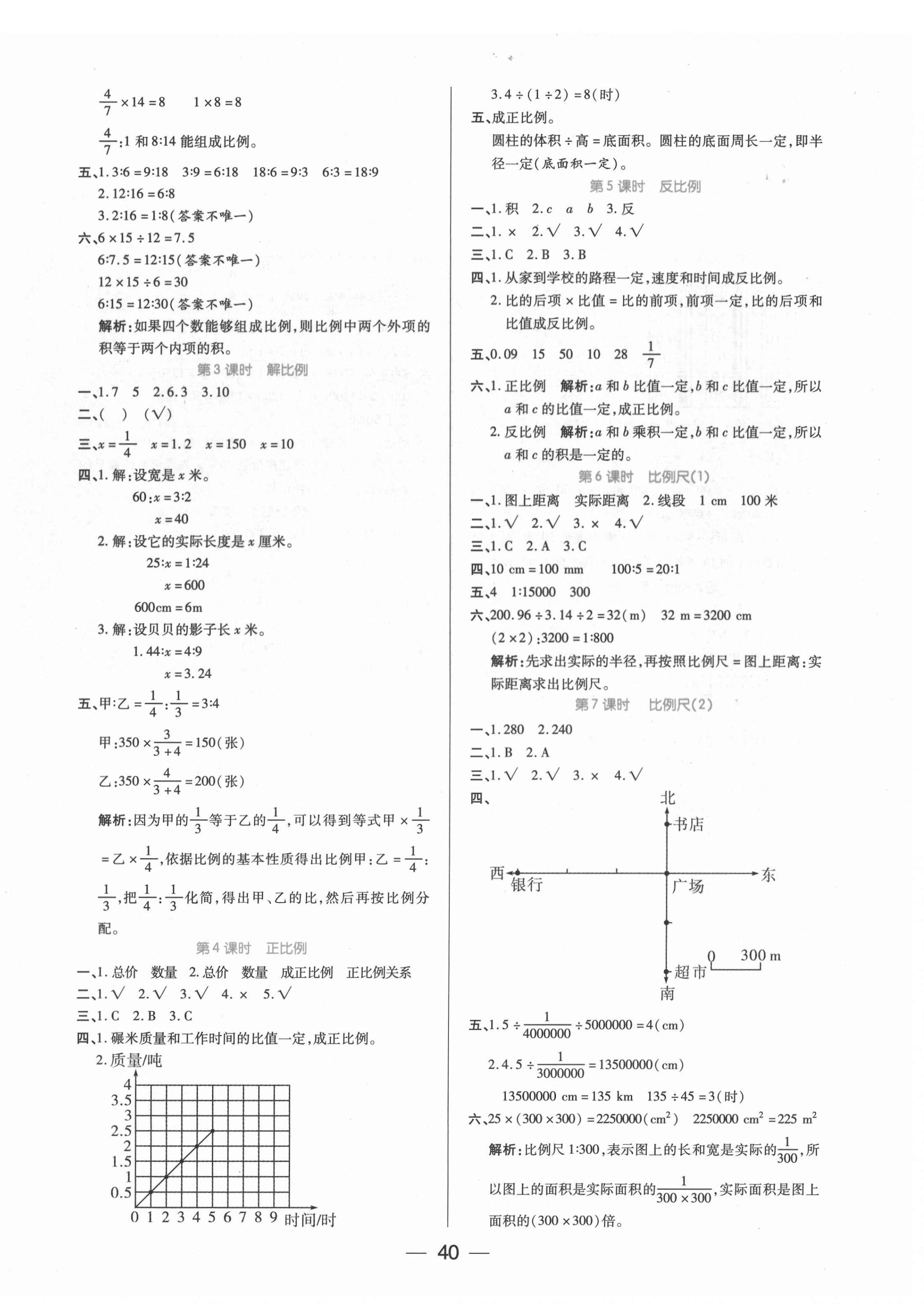 2022年世紀(jì)百通課時(shí)作業(yè)六年級(jí)數(shù)學(xué)下冊(cè)人教版 第4頁(yè)