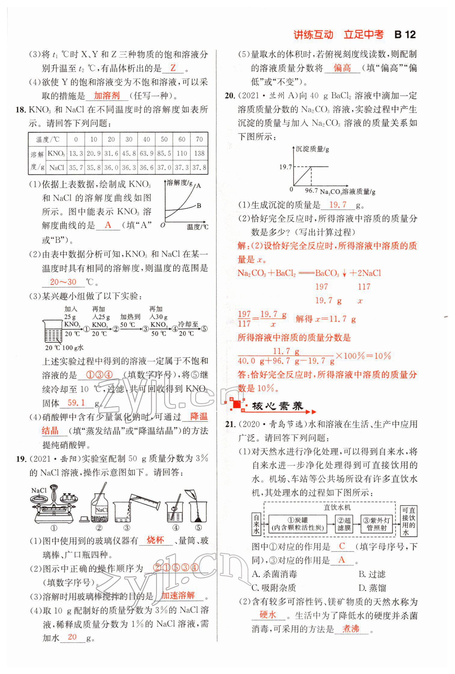 2022年中考先鋒化學甘肅專版吉林出版集團 第12頁