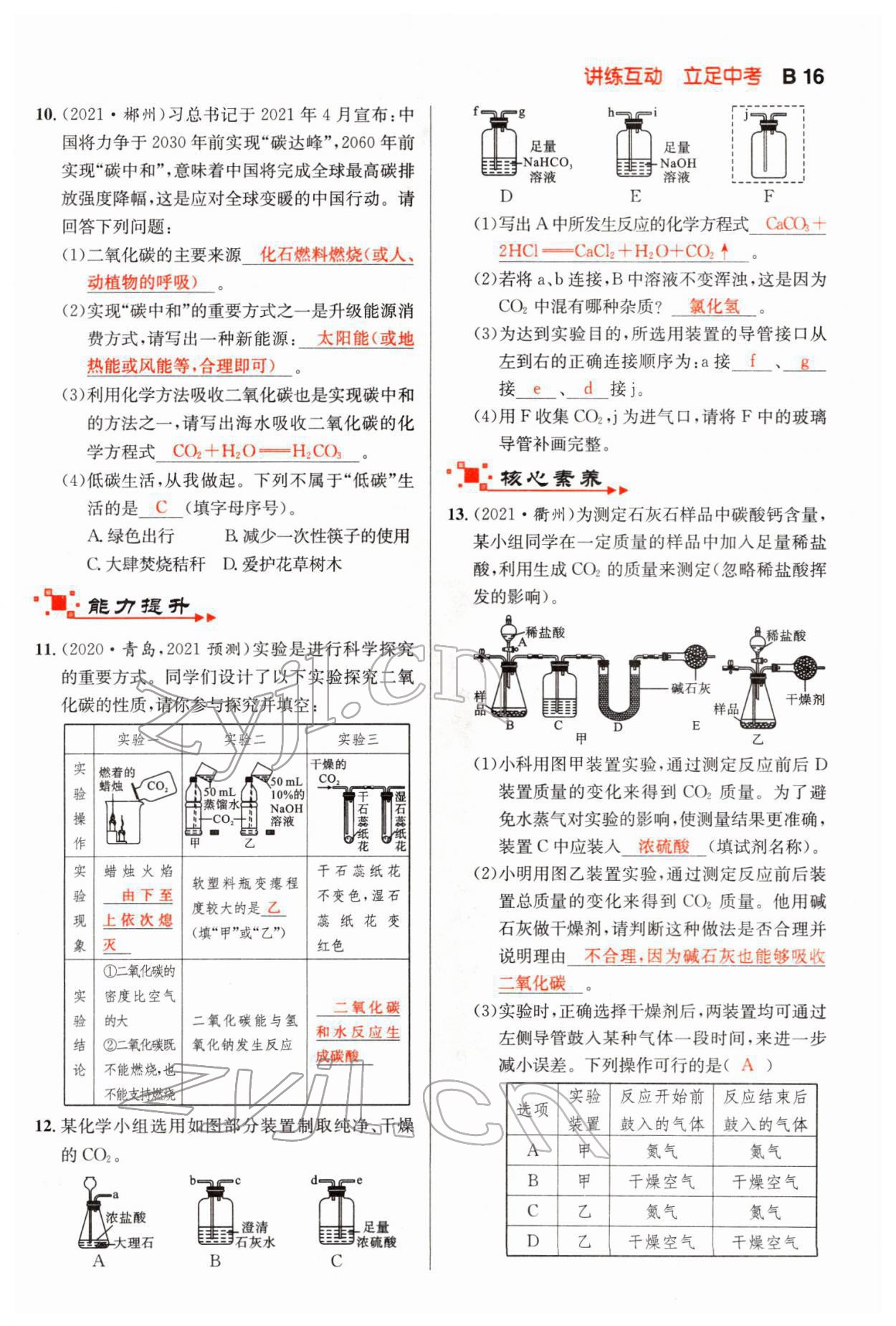 2022年中考先鋒化學甘肅專版吉林出版集團 第16頁