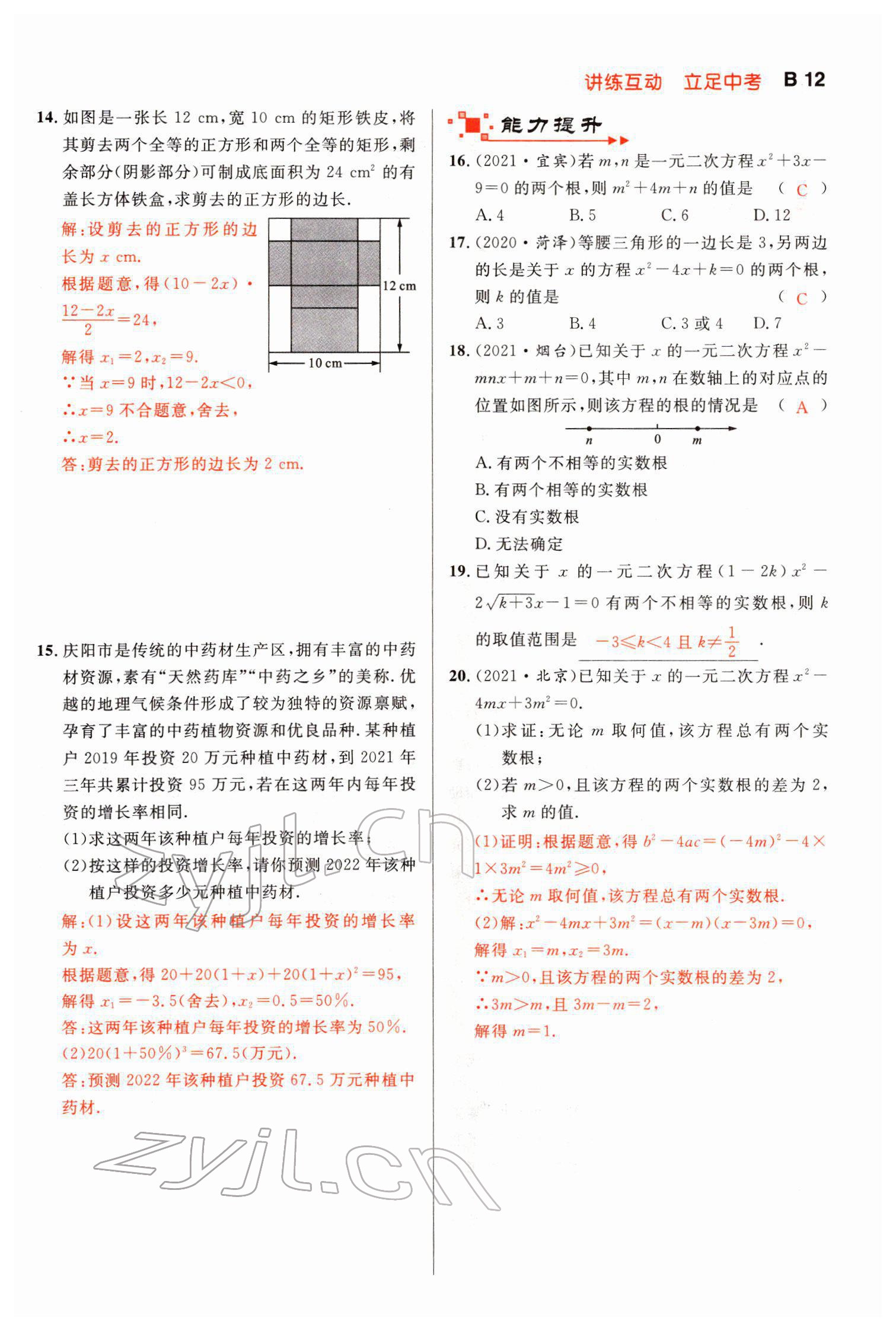 2022年中考先鋒數學甘肅專版吉林出版集團 第12頁