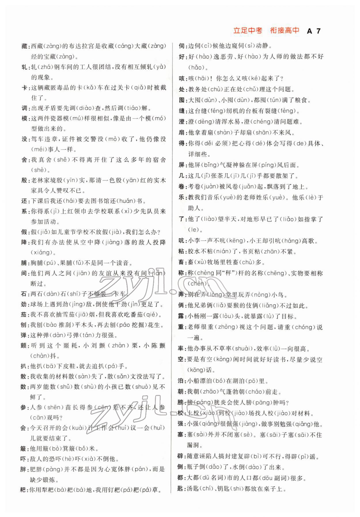 2022年中考先鋒語文人教版甘肅專版吉林出版集團 參考答案第15頁