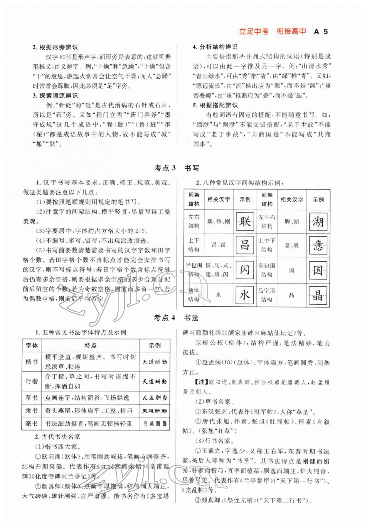 2022年中考先鋒語文人教版甘肅專版吉林出版集團 參考答案第7頁