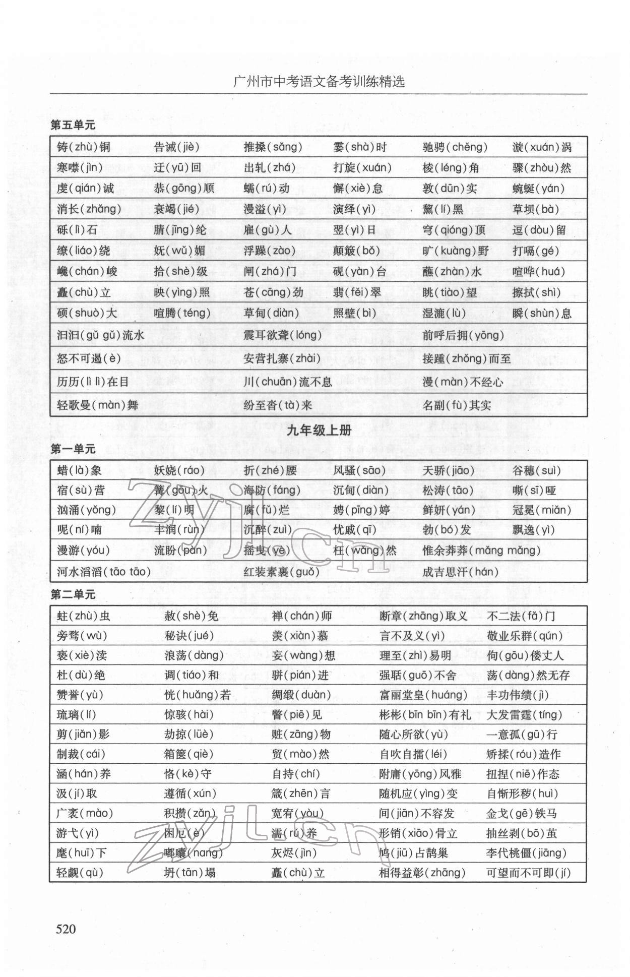 2022年廣州市中考語文備考訓練精選 第6頁