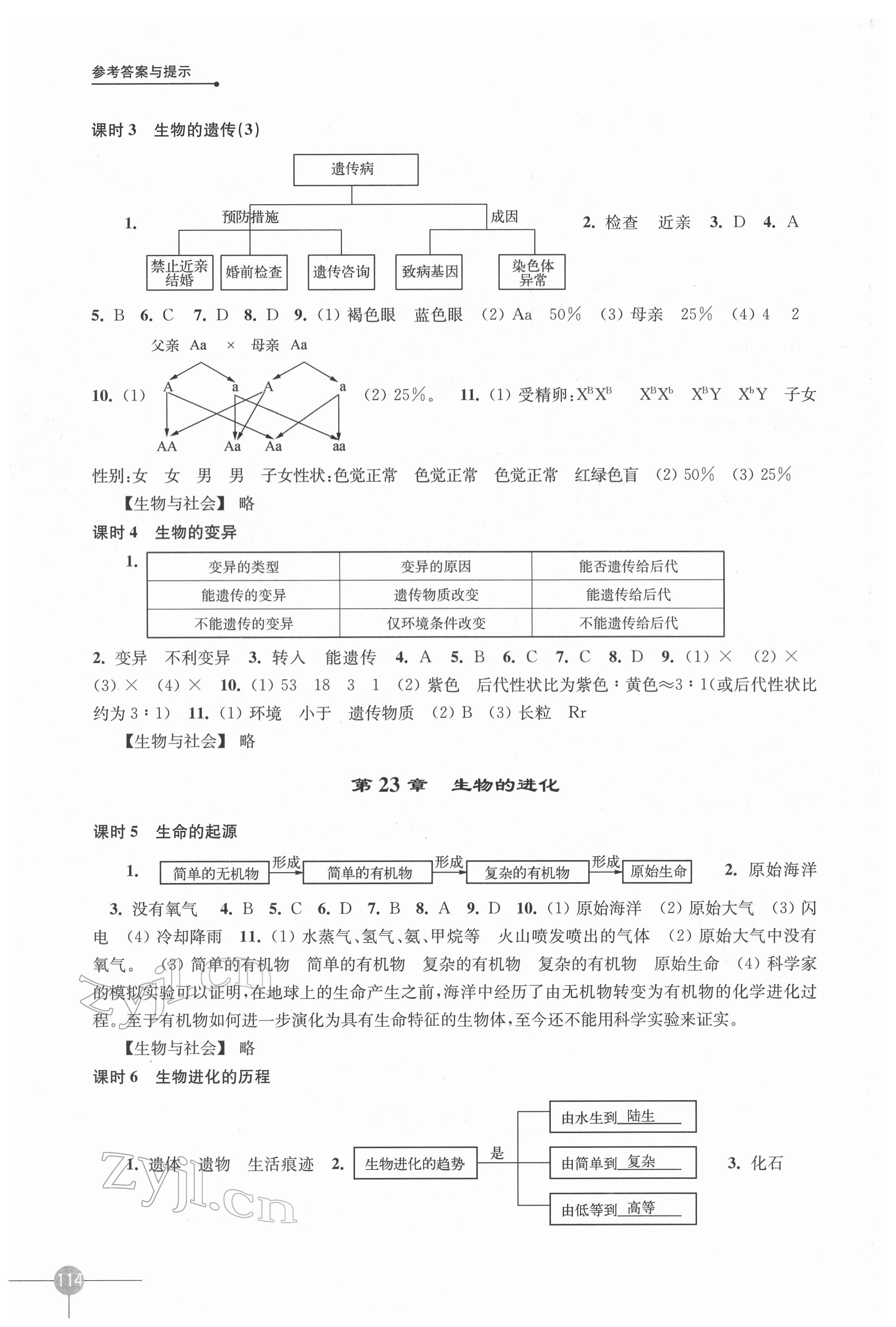 2022年课课练八年级生物学下册苏科版 第2页