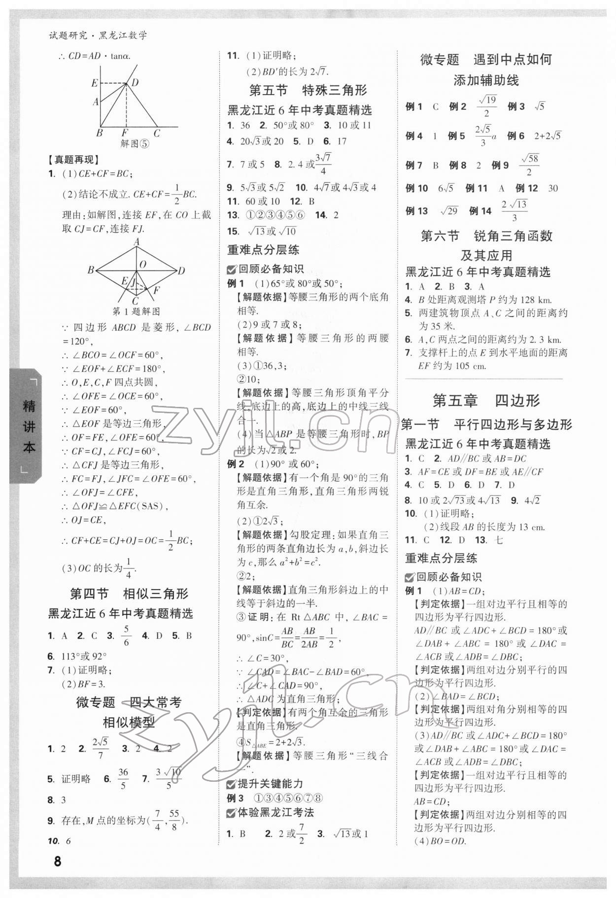 2022年萬唯中考試題研究數(shù)學(xué)黑龍江專版 第13頁