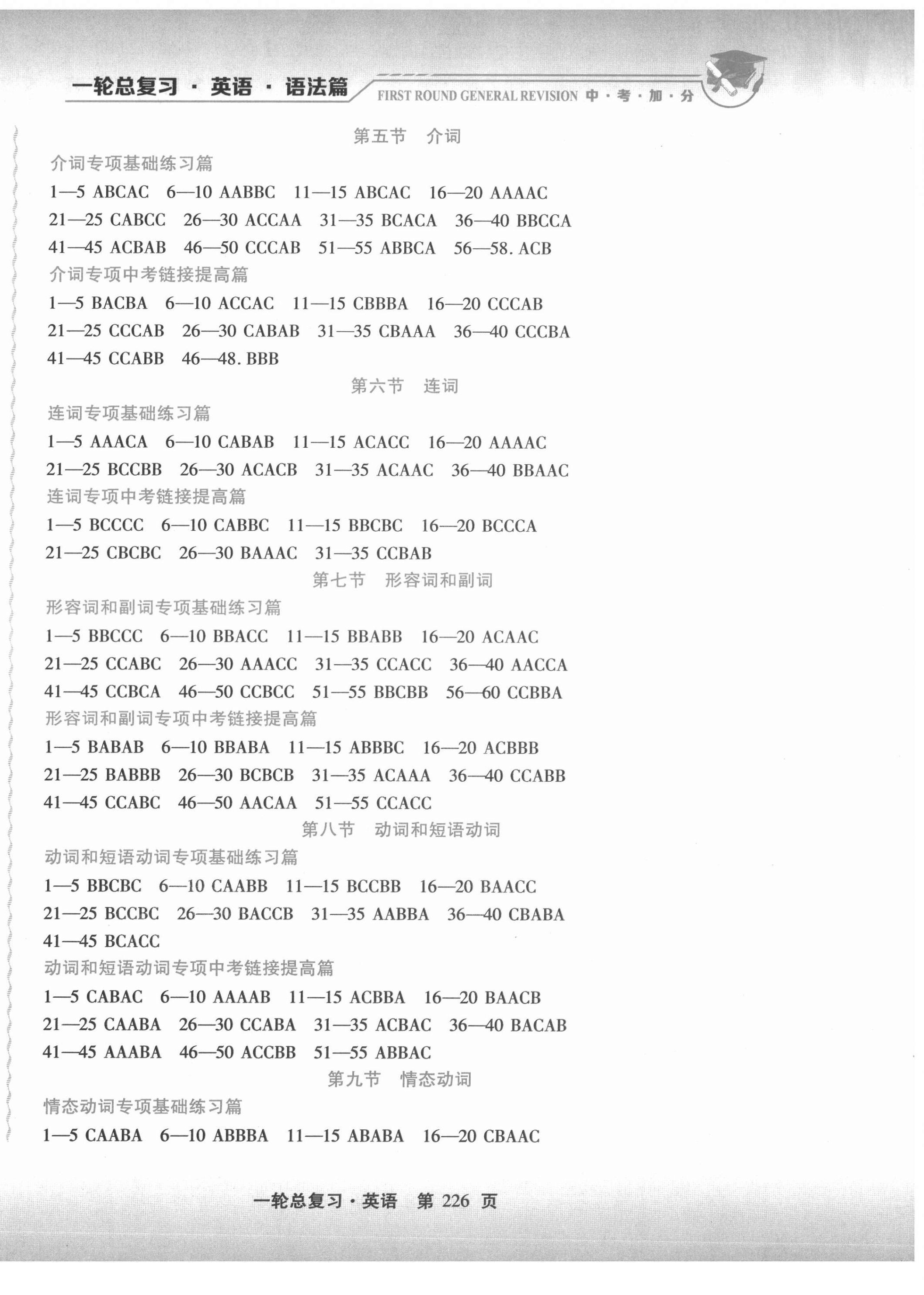 2022年中考加分一輪總復(fù)習(xí)英語語法篇 第2頁