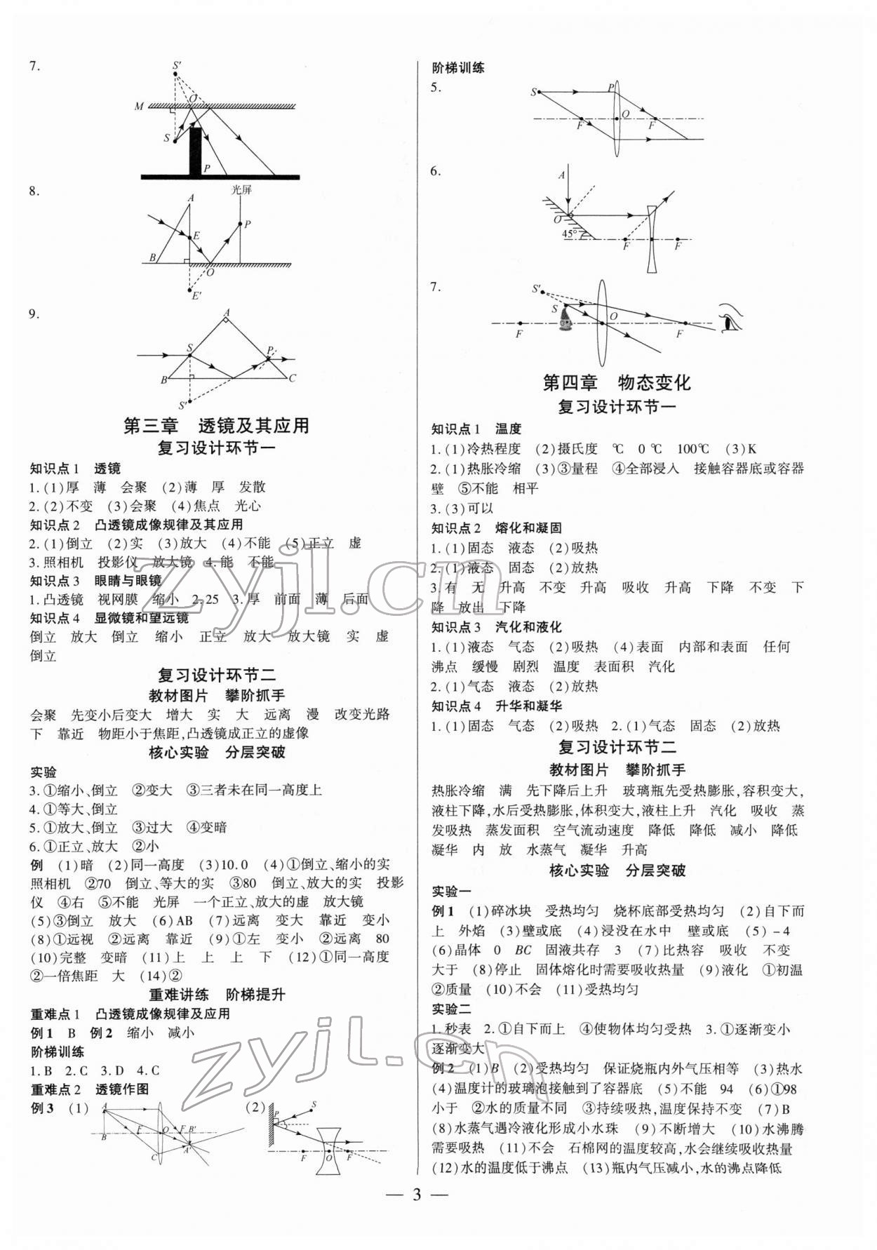 2022年中考通物理河南專版 參考答案第2頁(yè)