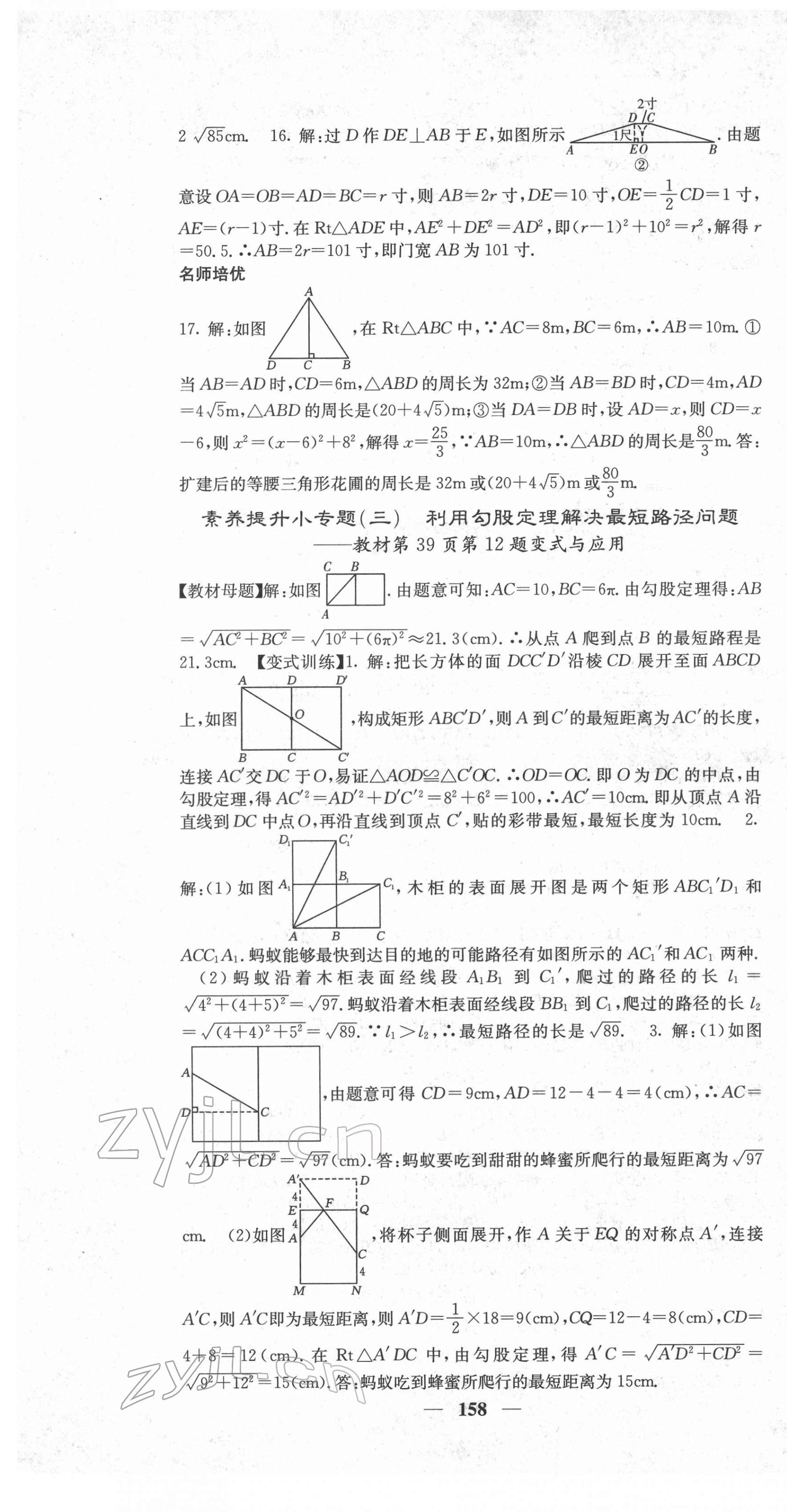 2022年名校課堂內外八年級數(shù)學下冊人教版云南專版 第7頁