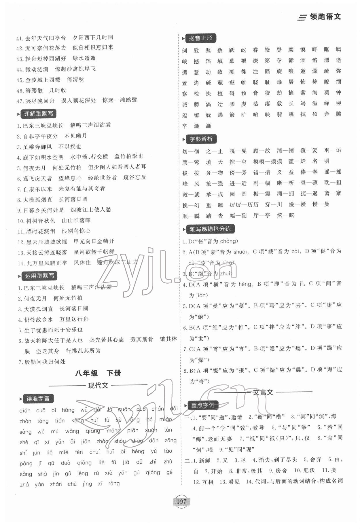 2022年领跑语文一轮总复习大连中考 第9页