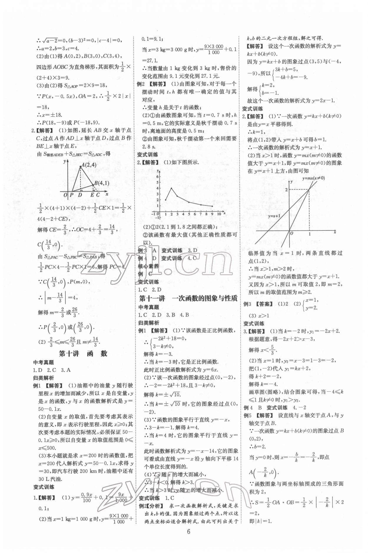 2022年創(chuàng)意課堂中考總復(fù)習指導數(shù)學福建專版 第6頁