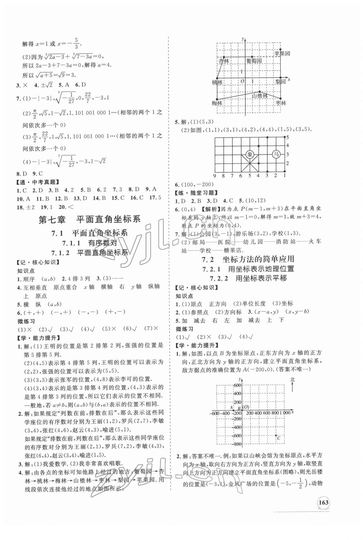 2022年新課程同步練習(xí)冊(cè)七年級(jí)數(shù)學(xué)下冊(cè)人教版 第7頁(yè)