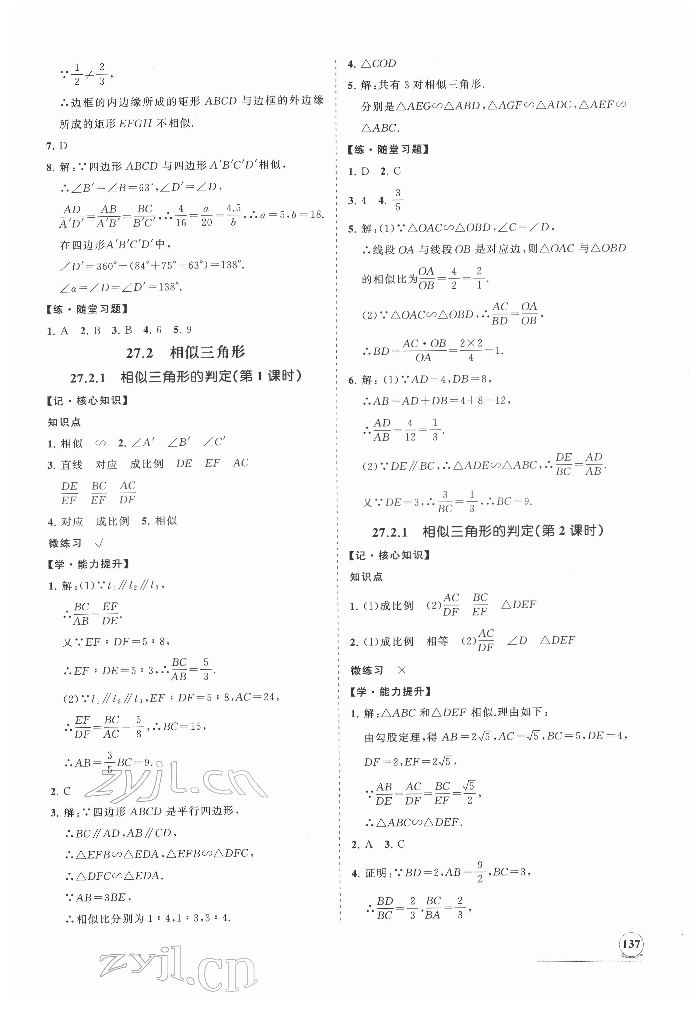 2022年新課程同步練習冊九年級數(shù)學下冊人教版 第5頁