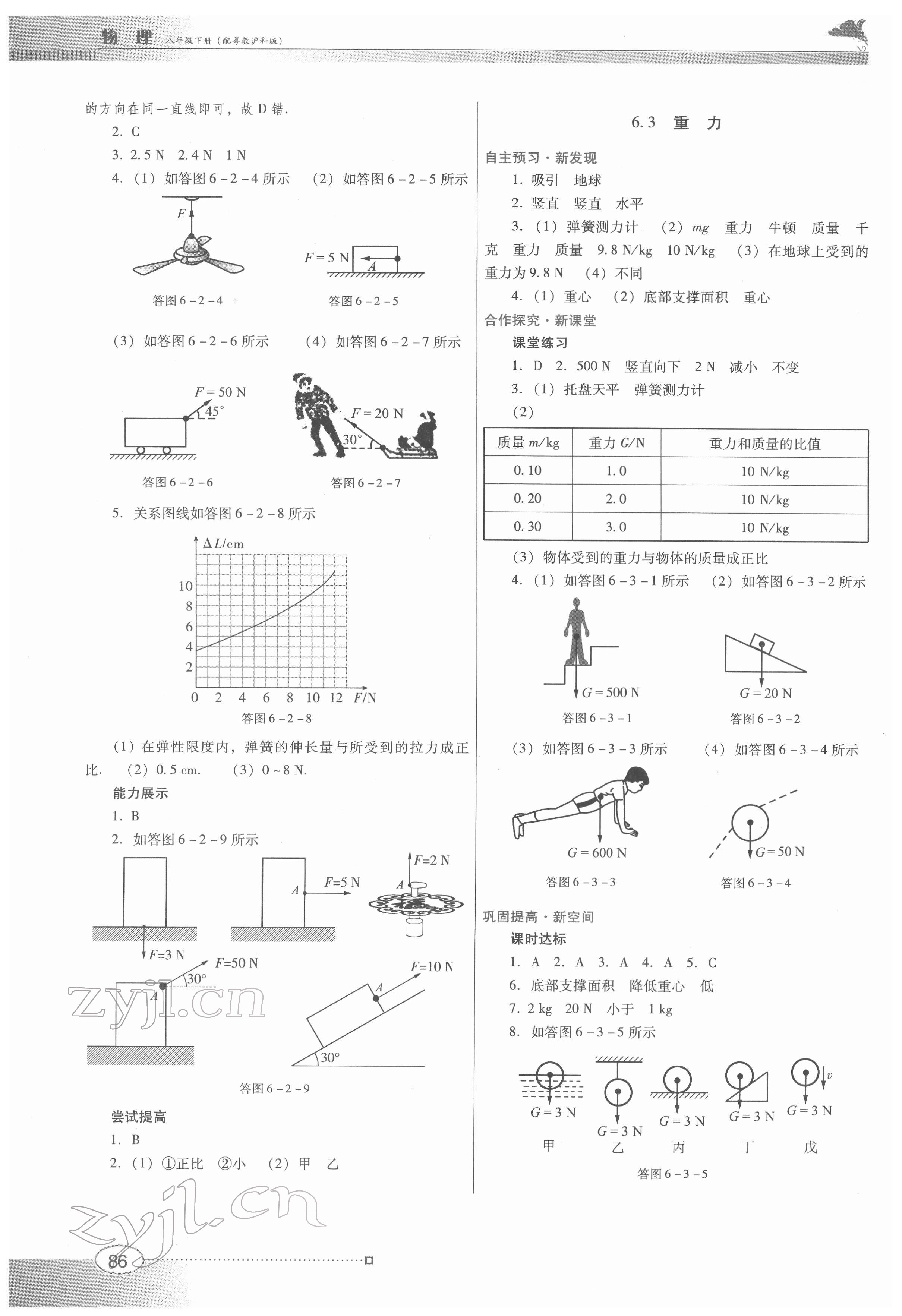 2022年南方新課堂金牌學案八年級物理下冊滬粵版 第2頁