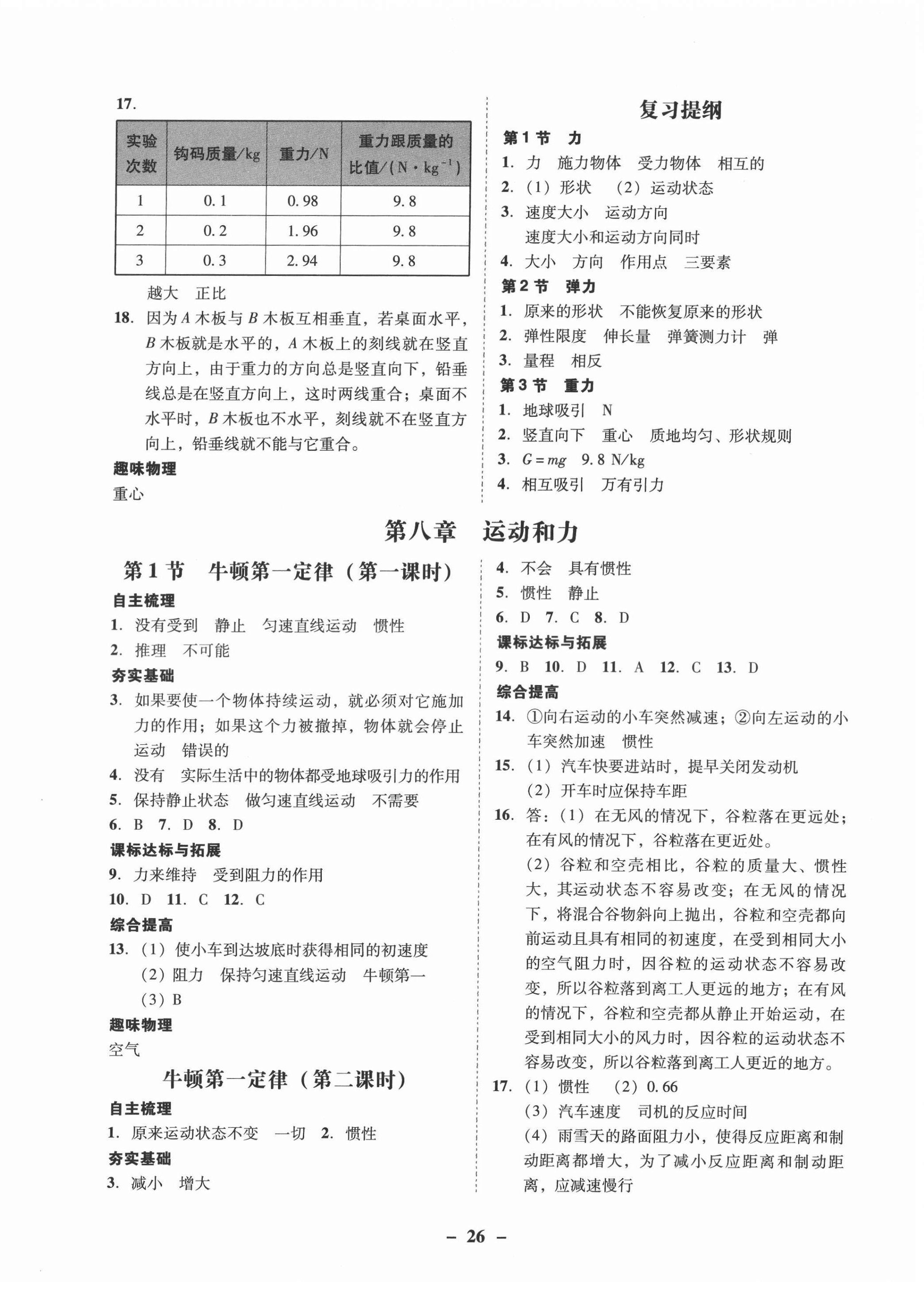 2022年南粵學(xué)典學(xué)考精練八年級(jí)物理下冊(cè)人教版 第2頁(yè)