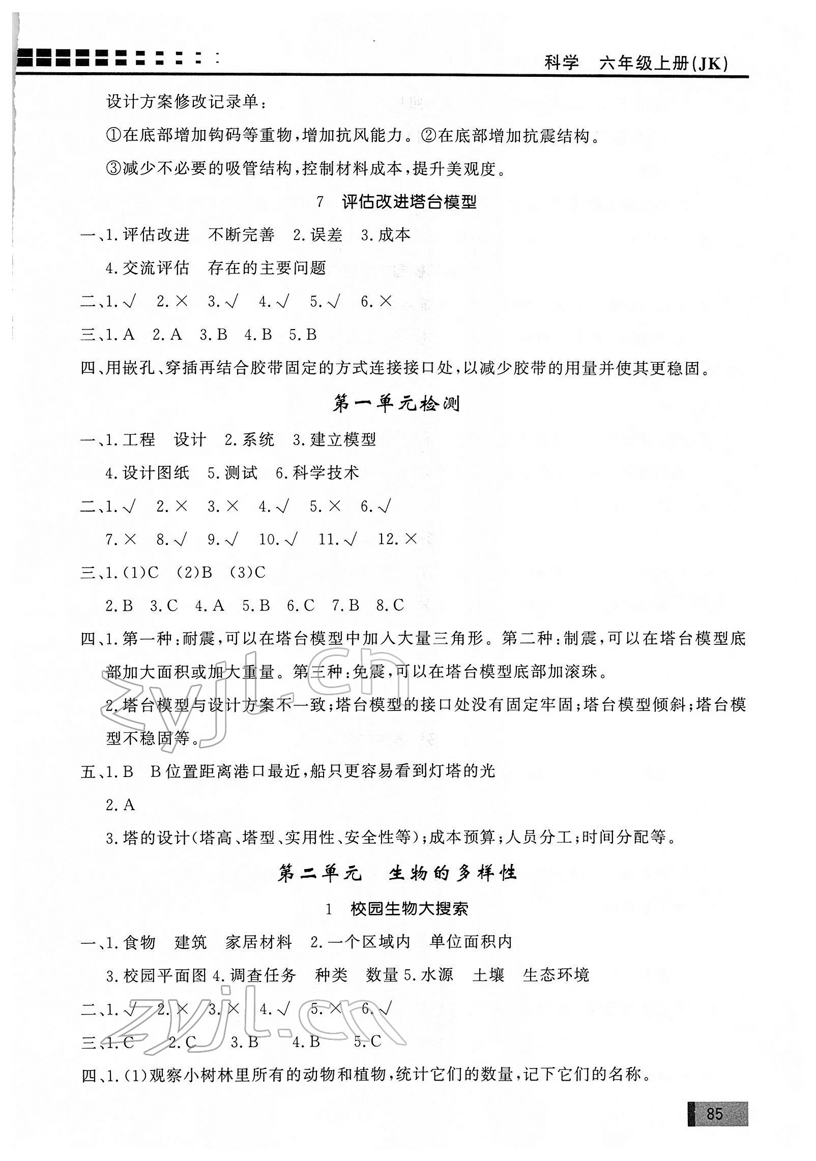2022年花山小狀元學習力提升達標六年級科學下冊教科版 第3頁