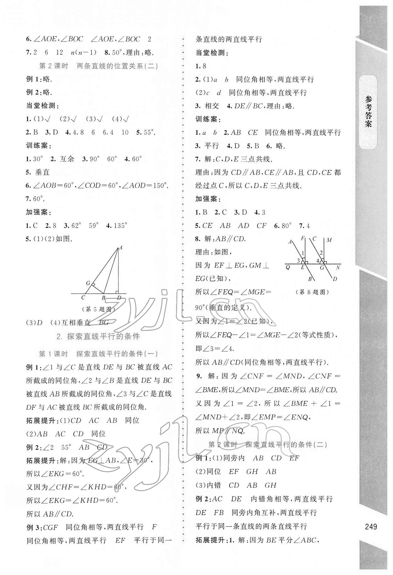 2022年课堂精练七年级数学下册北师大版大庆专版 第7页