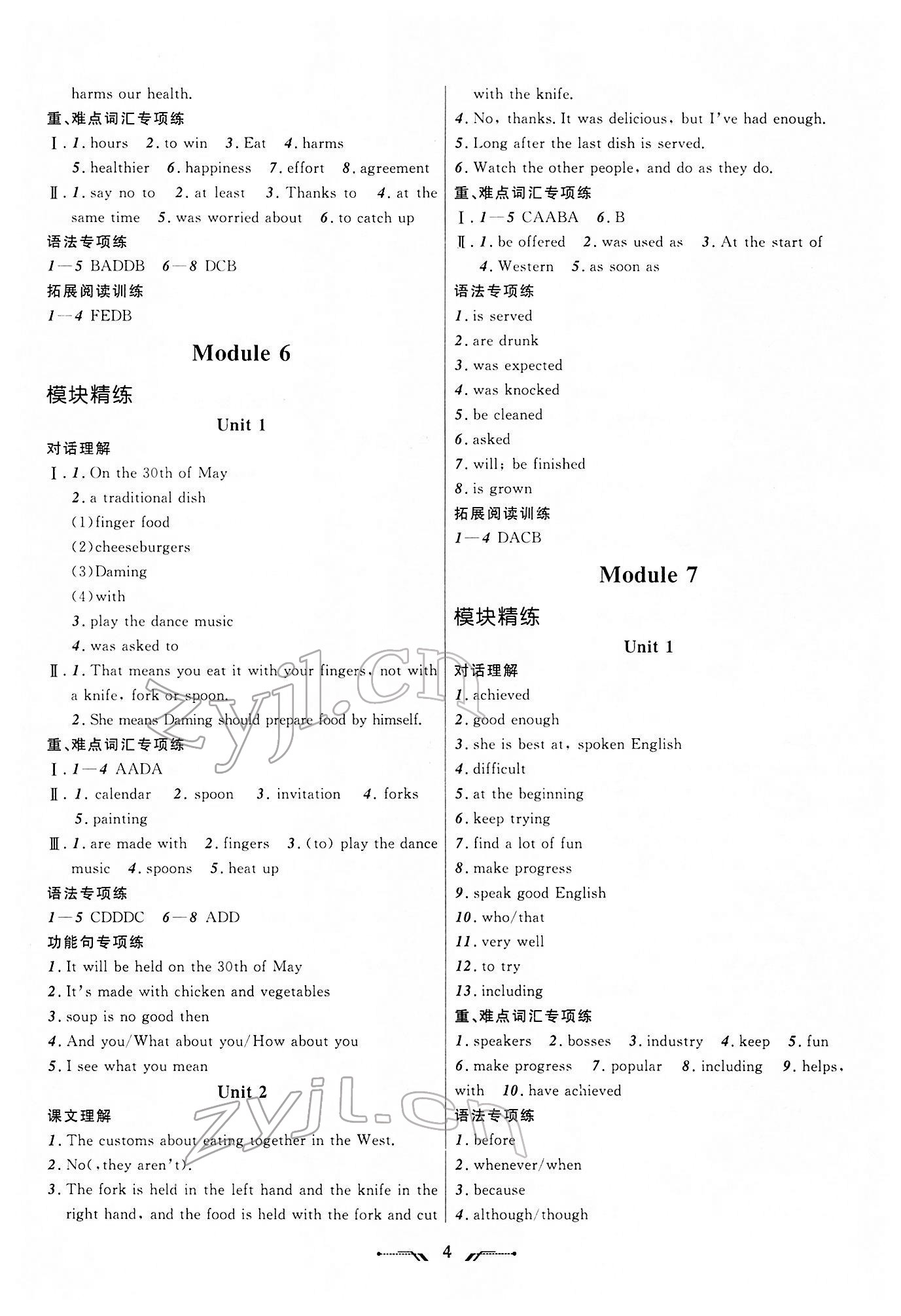 2022年新课程新教材导航学英语九年级下册外研版 第4页