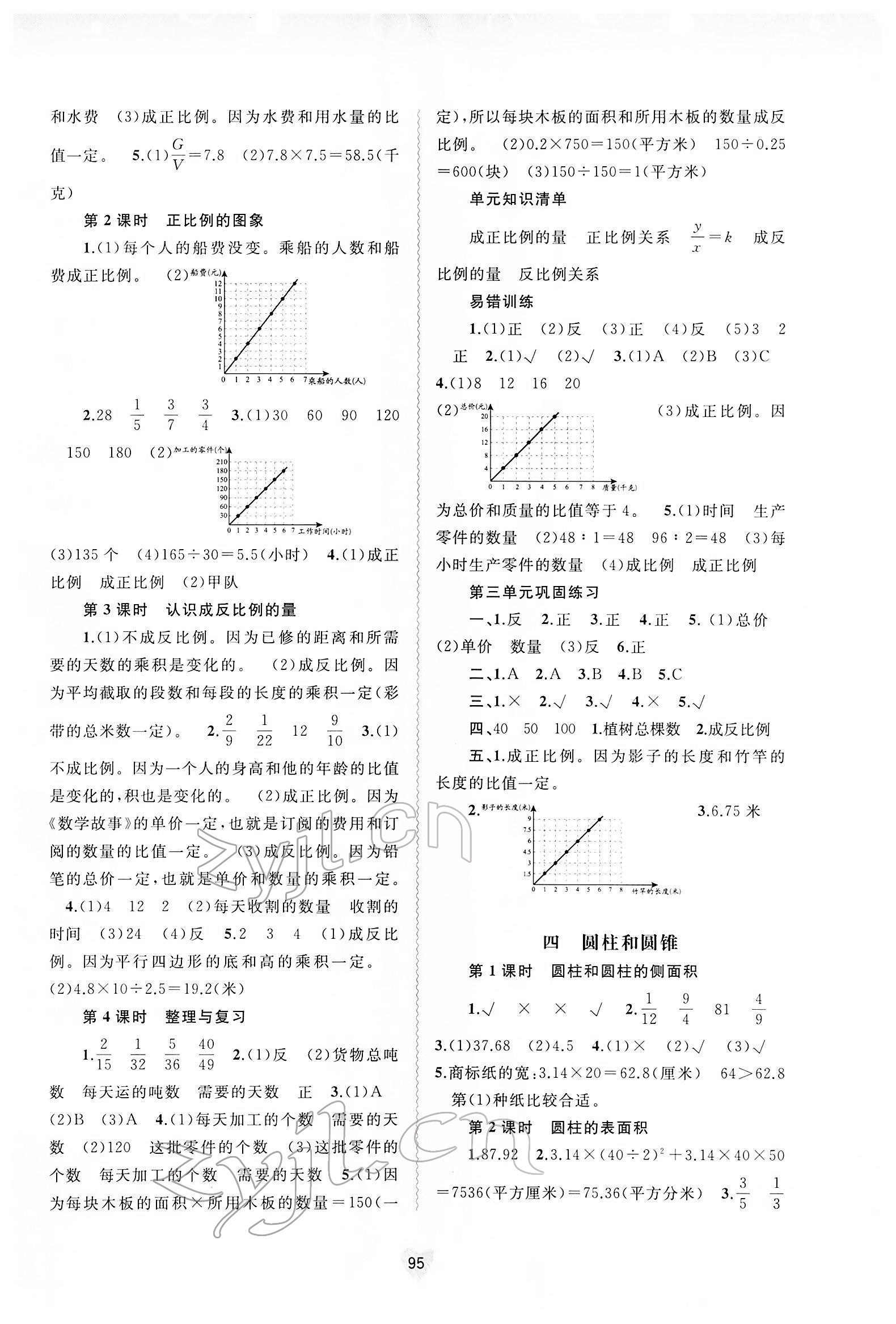 2022年新課程學(xué)習(xí)與測(cè)評(píng)同步學(xué)習(xí)六年級(jí)數(shù)學(xué)下冊(cè)河北教育版 第3頁(yè)