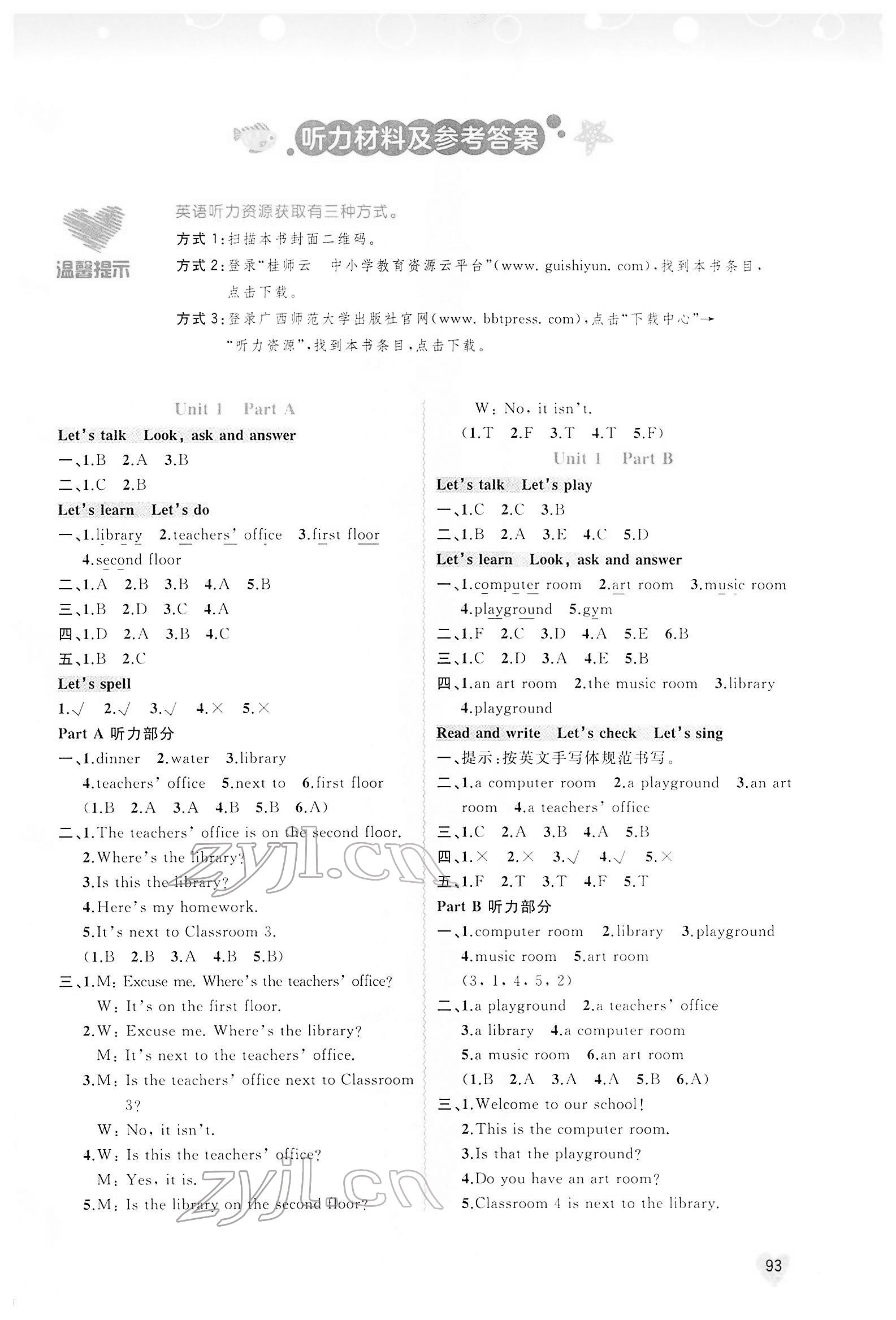 2022年新課程學(xué)習(xí)與測(cè)評(píng)同步學(xué)習(xí)四年級(jí)英語(yǔ)下冊(cè)人教版 第1頁(yè)