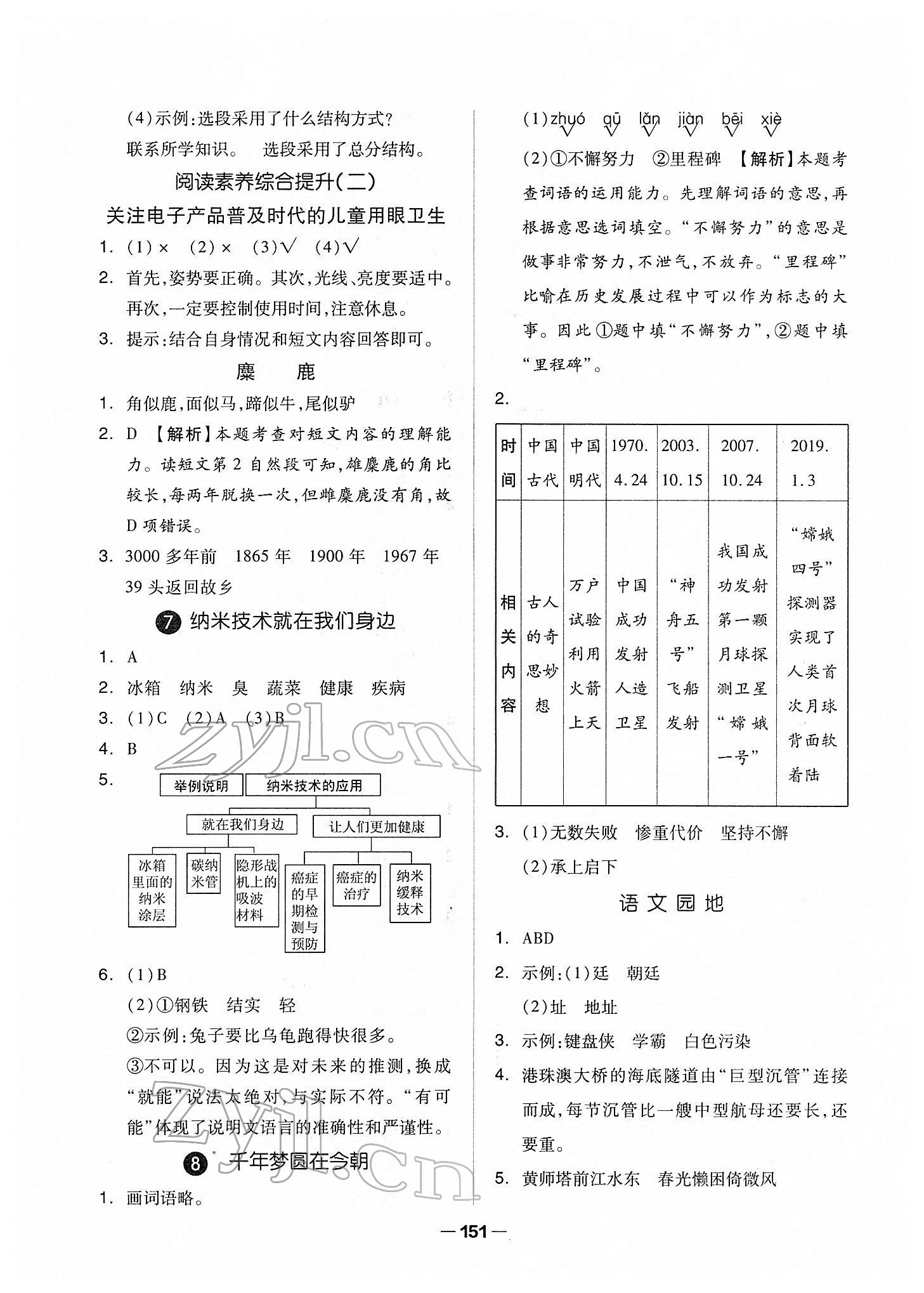 2022年新思維伴你學(xué)單元達標測試卷四年級語文下冊人教版 第3頁