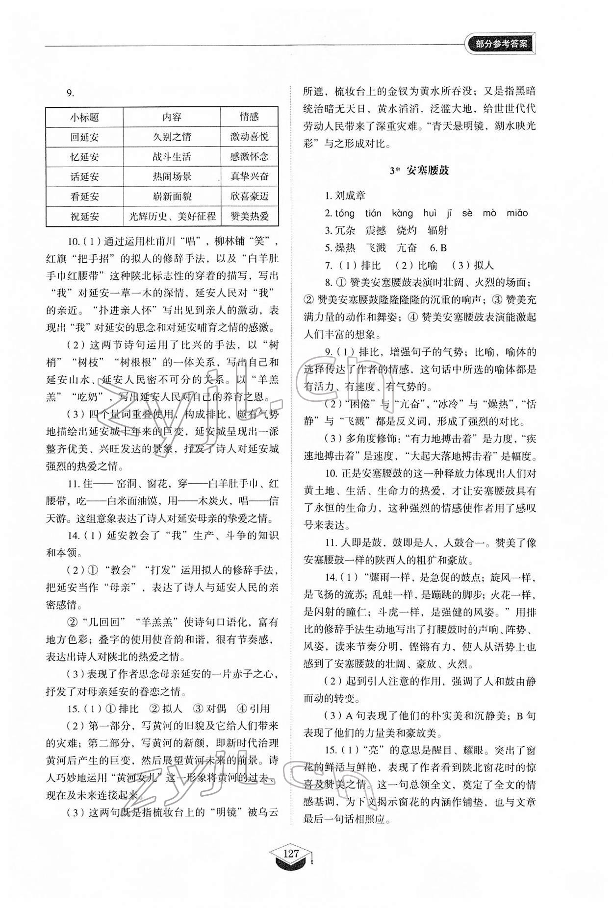 2022年同步练习册八年级语文下册人教版54制山东教育出版社 第2页