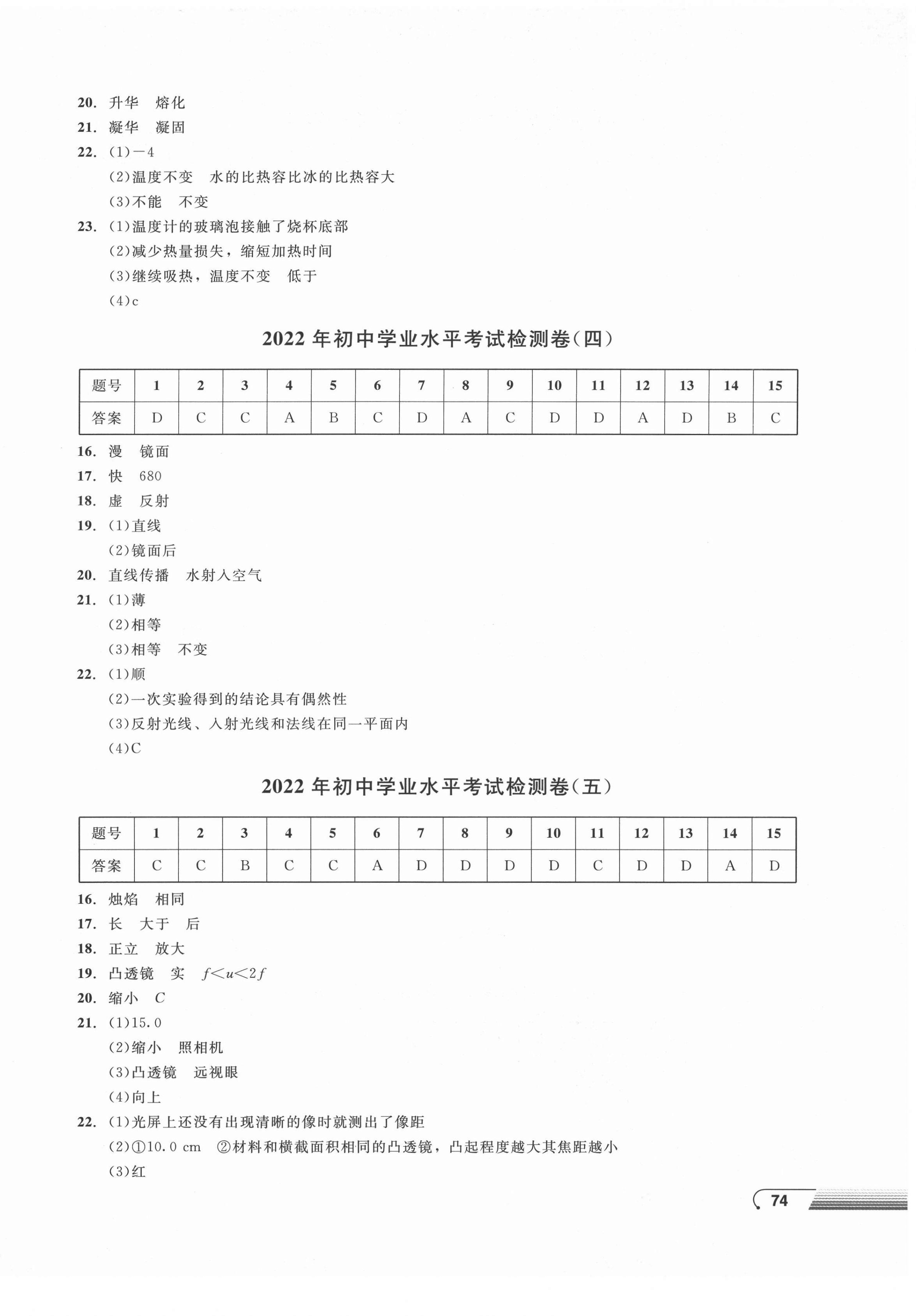 2022年劍指中考初中學業(yè)水平考試復習檢測卷物理益陽專版 第2頁