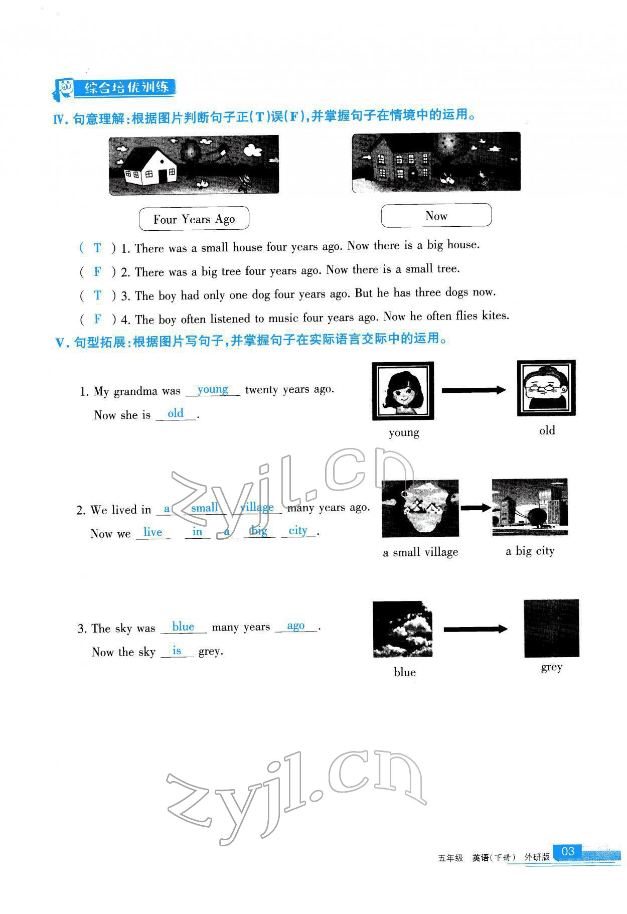 2022年學(xué)習(xí)之友五年級(jí)英語(yǔ)下冊(cè)外研版 參考答案第4頁(yè)