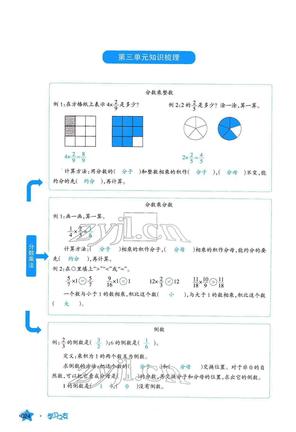 2022年學(xué)習(xí)之友五年級數(shù)學(xué)下冊北師大版 參考答案第25頁