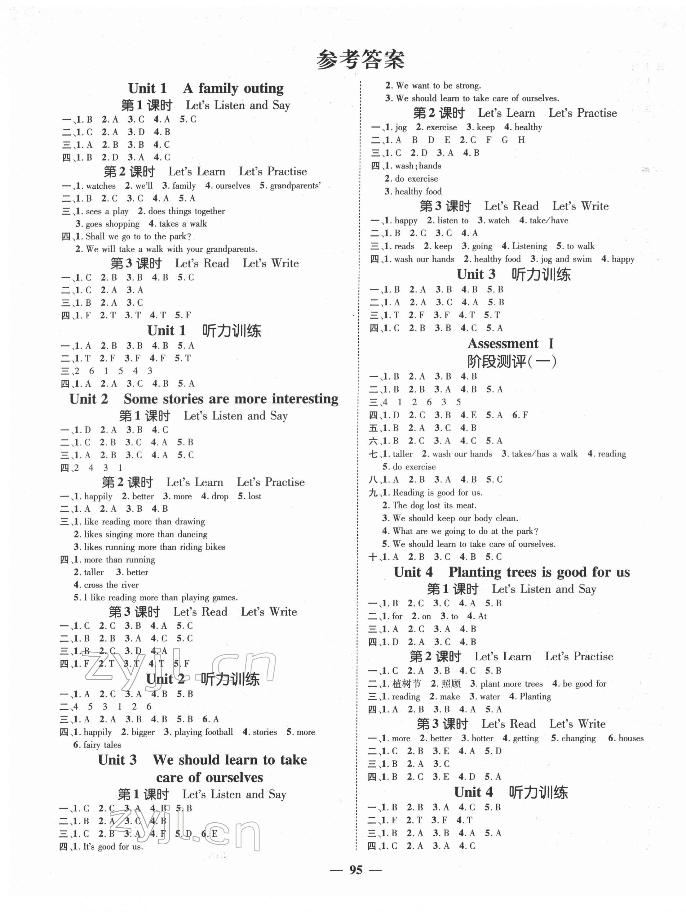 2022年名師測控六年級英語下冊湘少版Ⅰ 第1頁