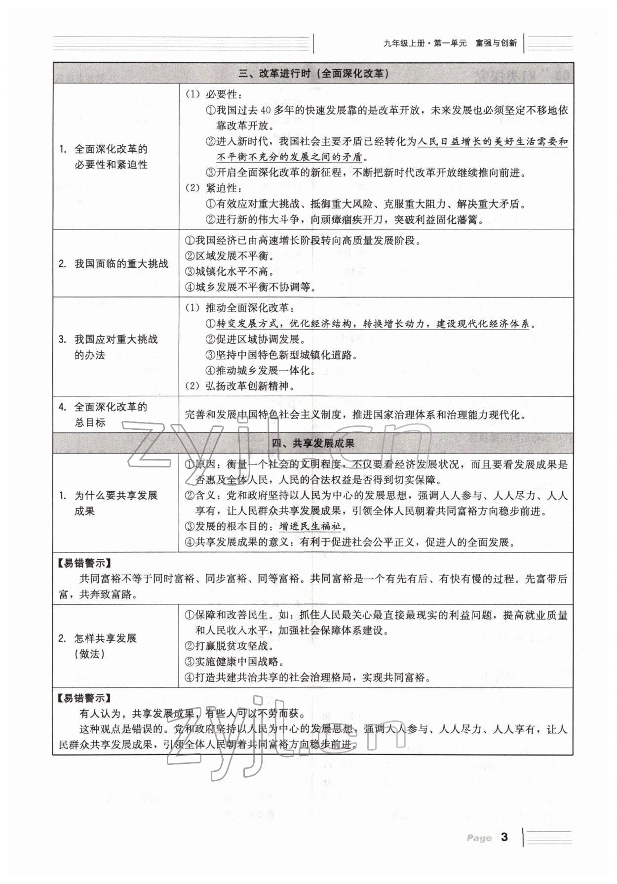 2022年全程夺冠中考突破道德与法治达州专版 参考答案第15页