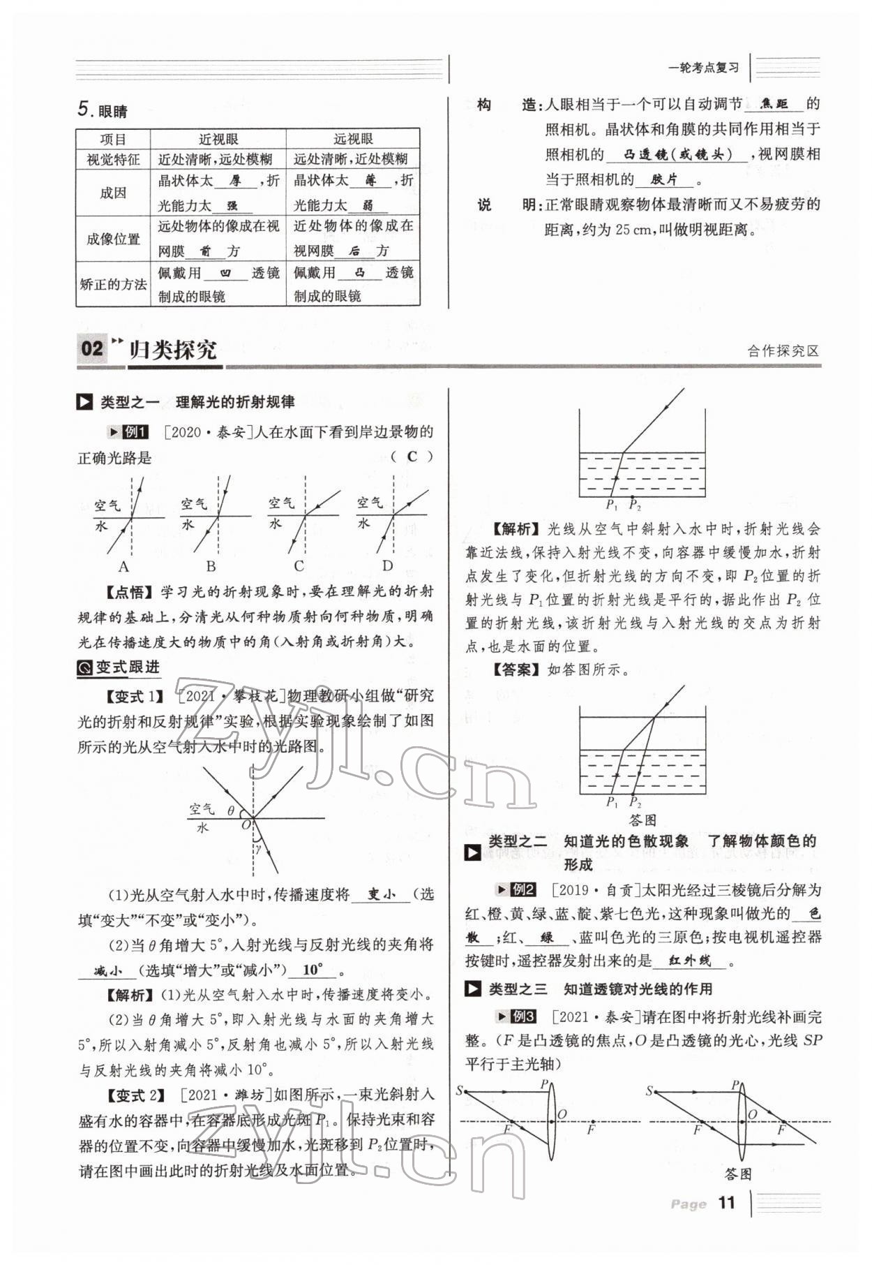 2022年全程奪冠中考突破達州專用 參考答案第11頁