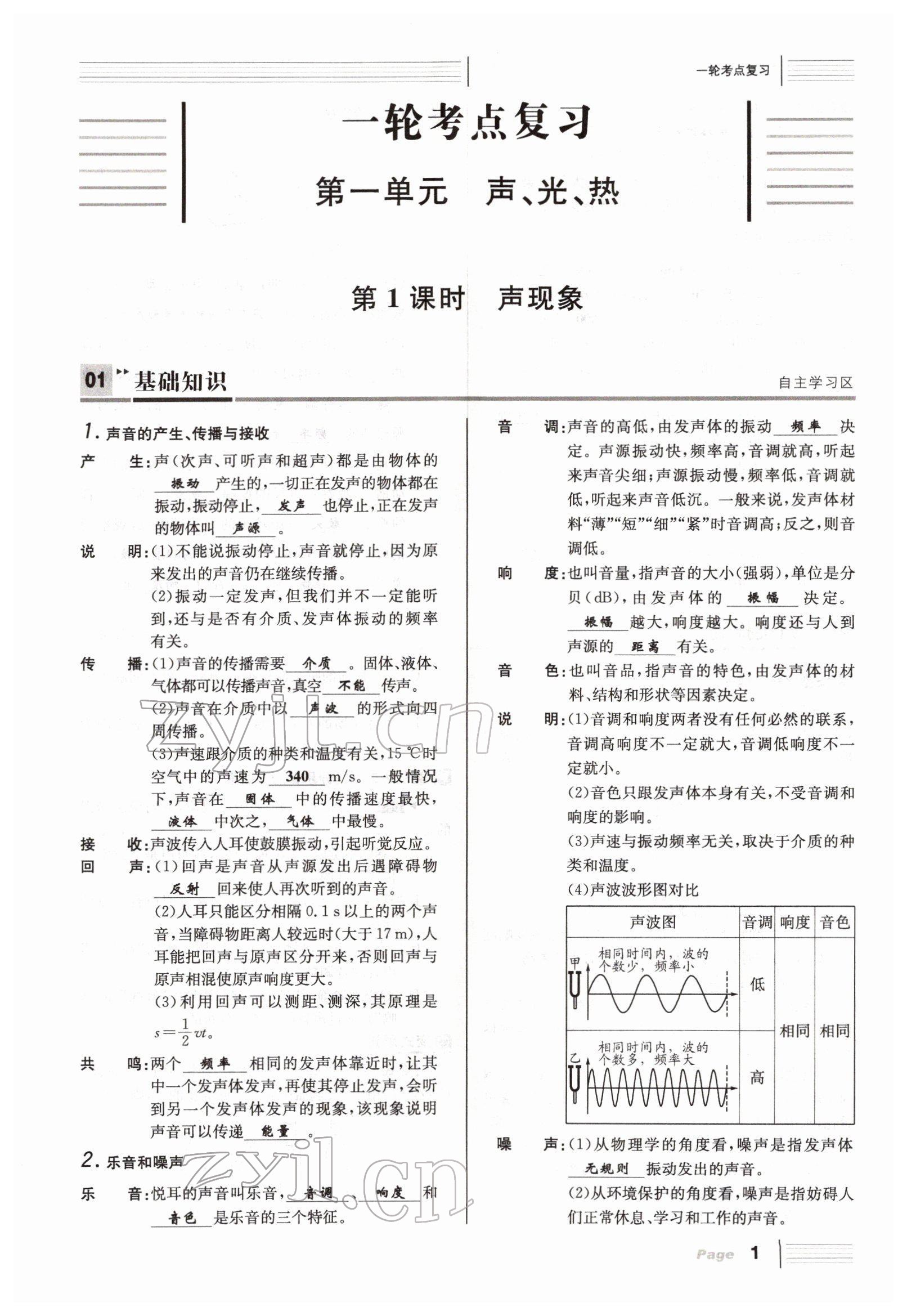 2022年全程奪冠中考突破達(dá)州專用 參考答案第1頁(yè)