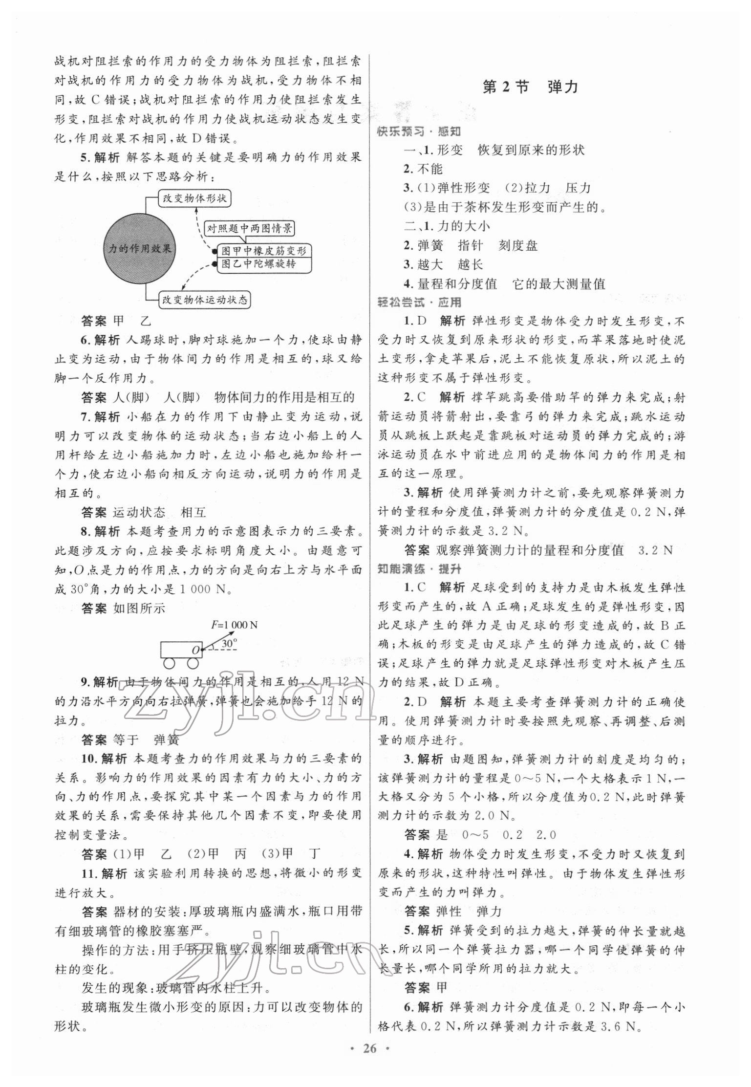 2022年同步测控优化设计八年级物理下册人教版 第2页