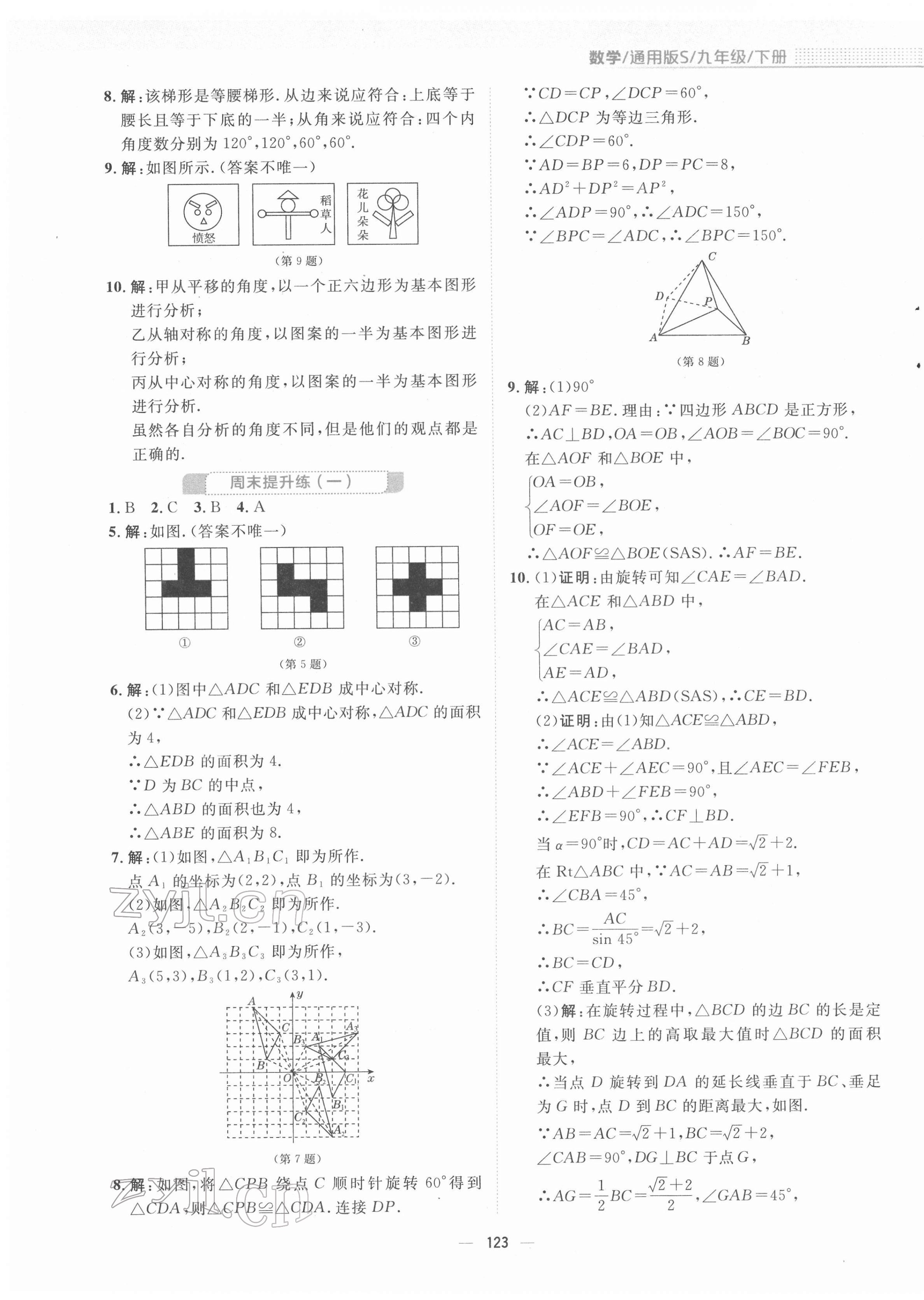 2022年新編基礎(chǔ)訓(xùn)練九年級(jí)數(shù)學(xué)下冊(cè)通用S版安徽教育出版社 第3頁(yè)