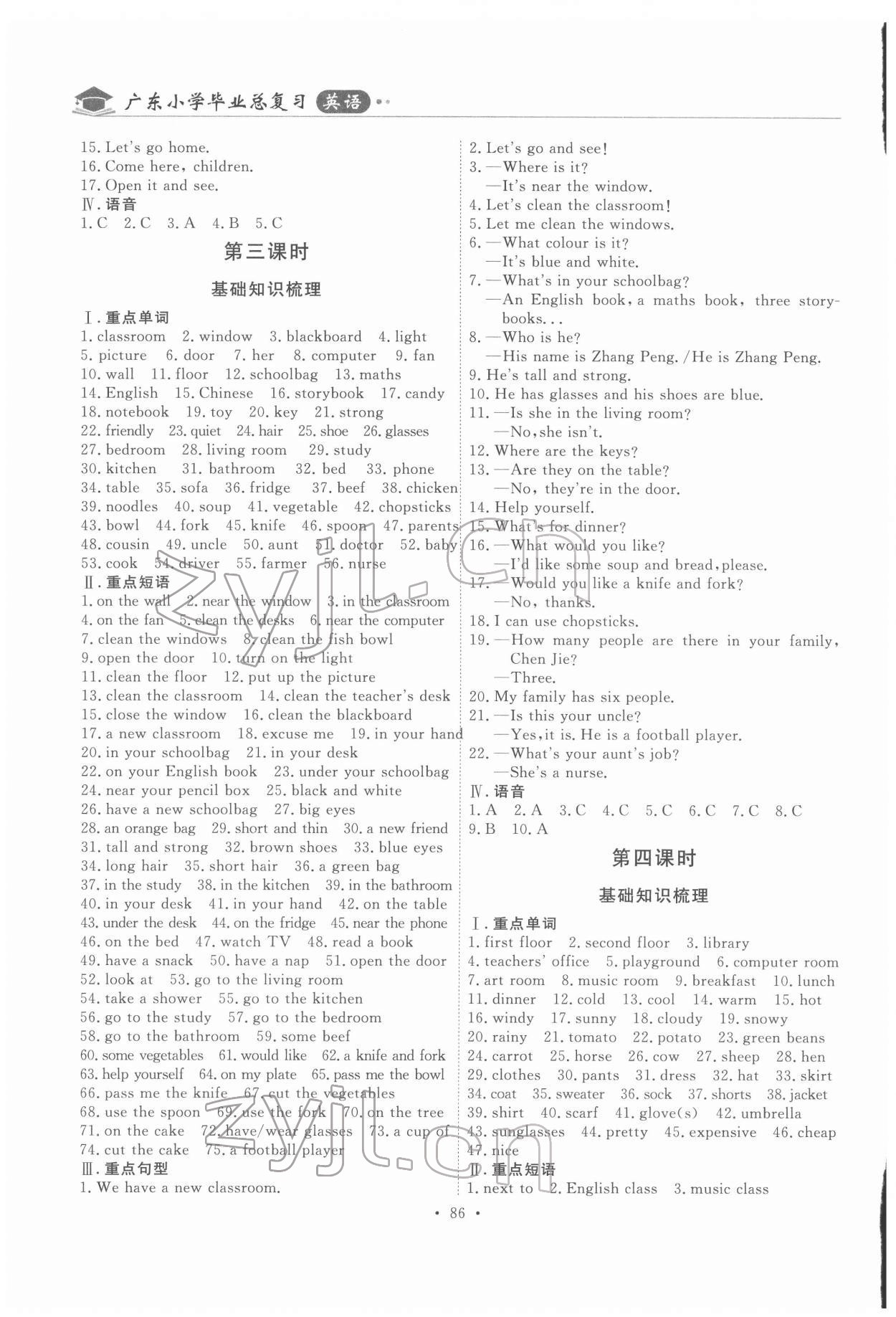 2022年廣東小學(xué)畢業(yè)總復(fù)習(xí)英語佛山專版 第2頁