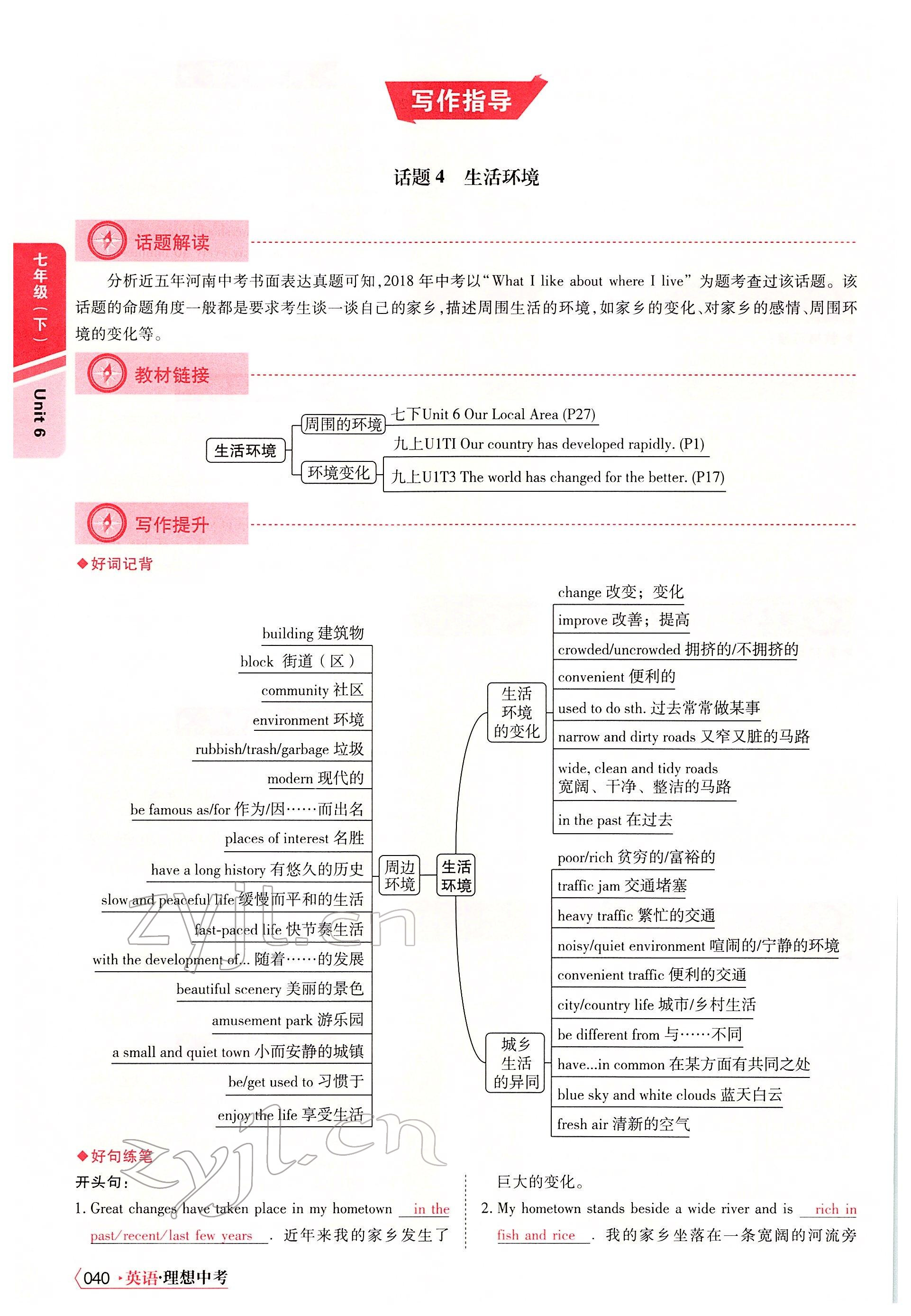 2022年理想中考英语河南专版 参考答案第74页