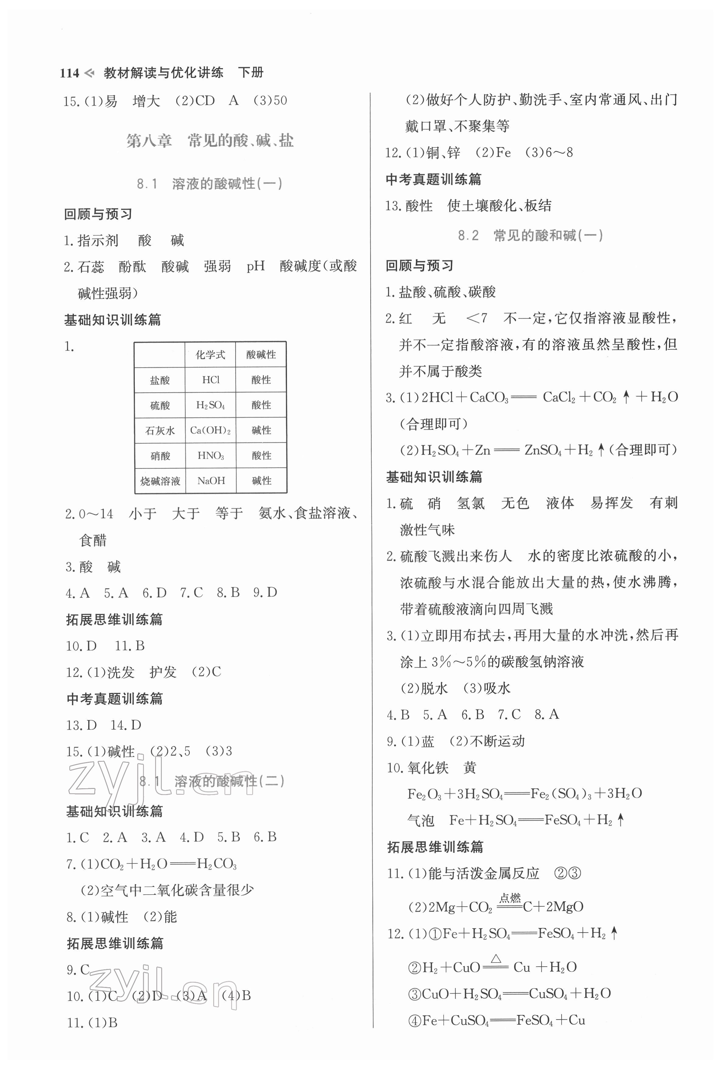 2022年教材解讀與優(yōu)化講練九年級化學下冊科粵版 第4頁