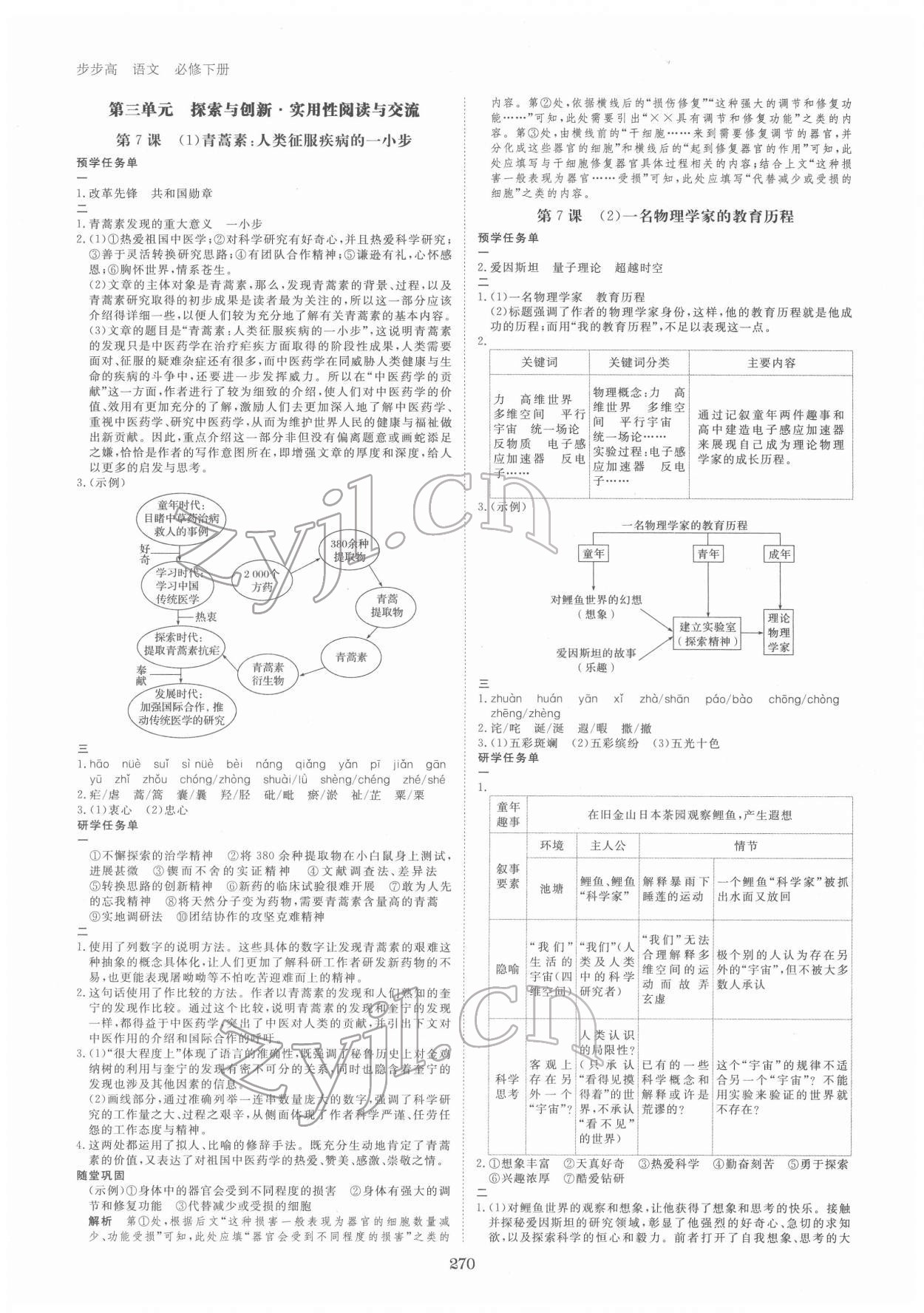 2022年步步高學(xué)習(xí)筆記高中語文必修下冊人教版 第10頁