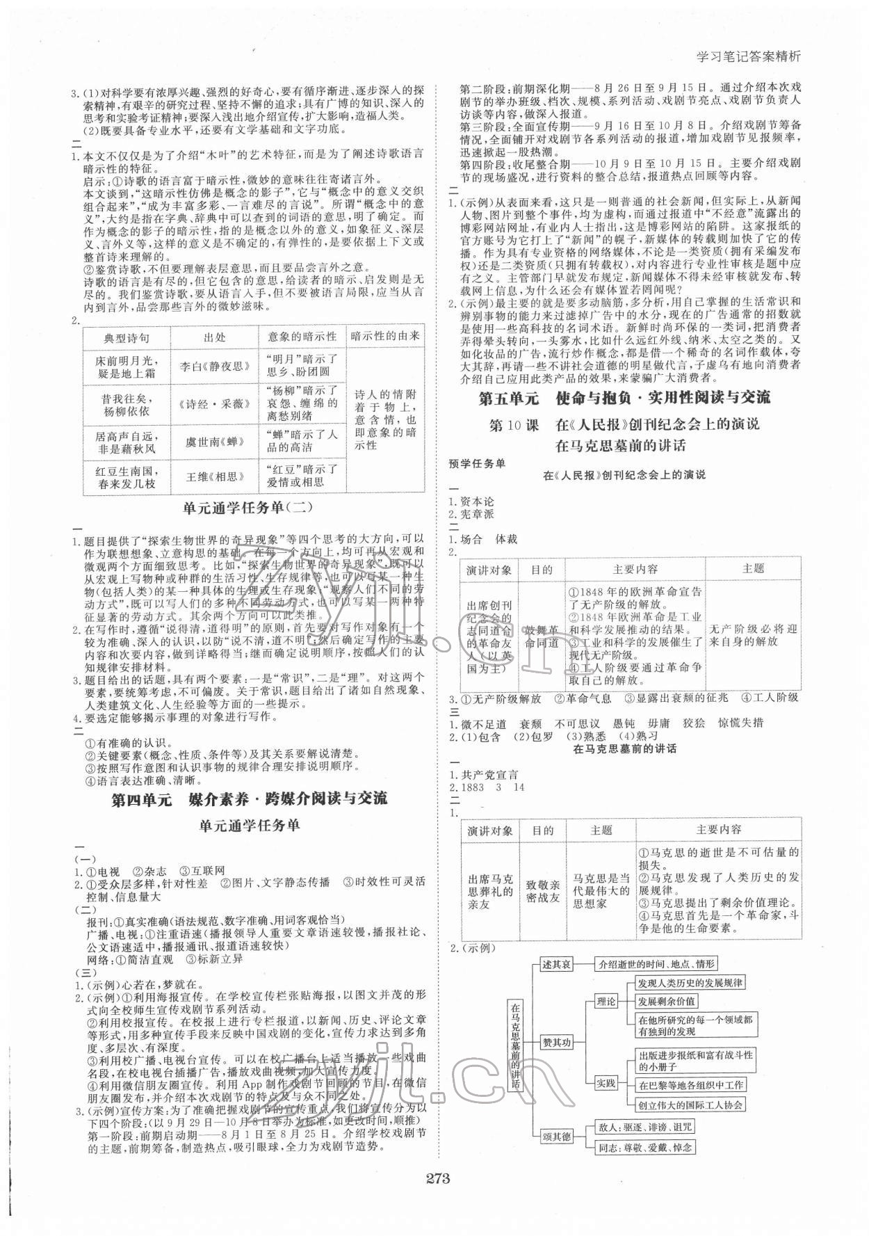 2022年步步高学习笔记高中语文必修下册人教版 第13页