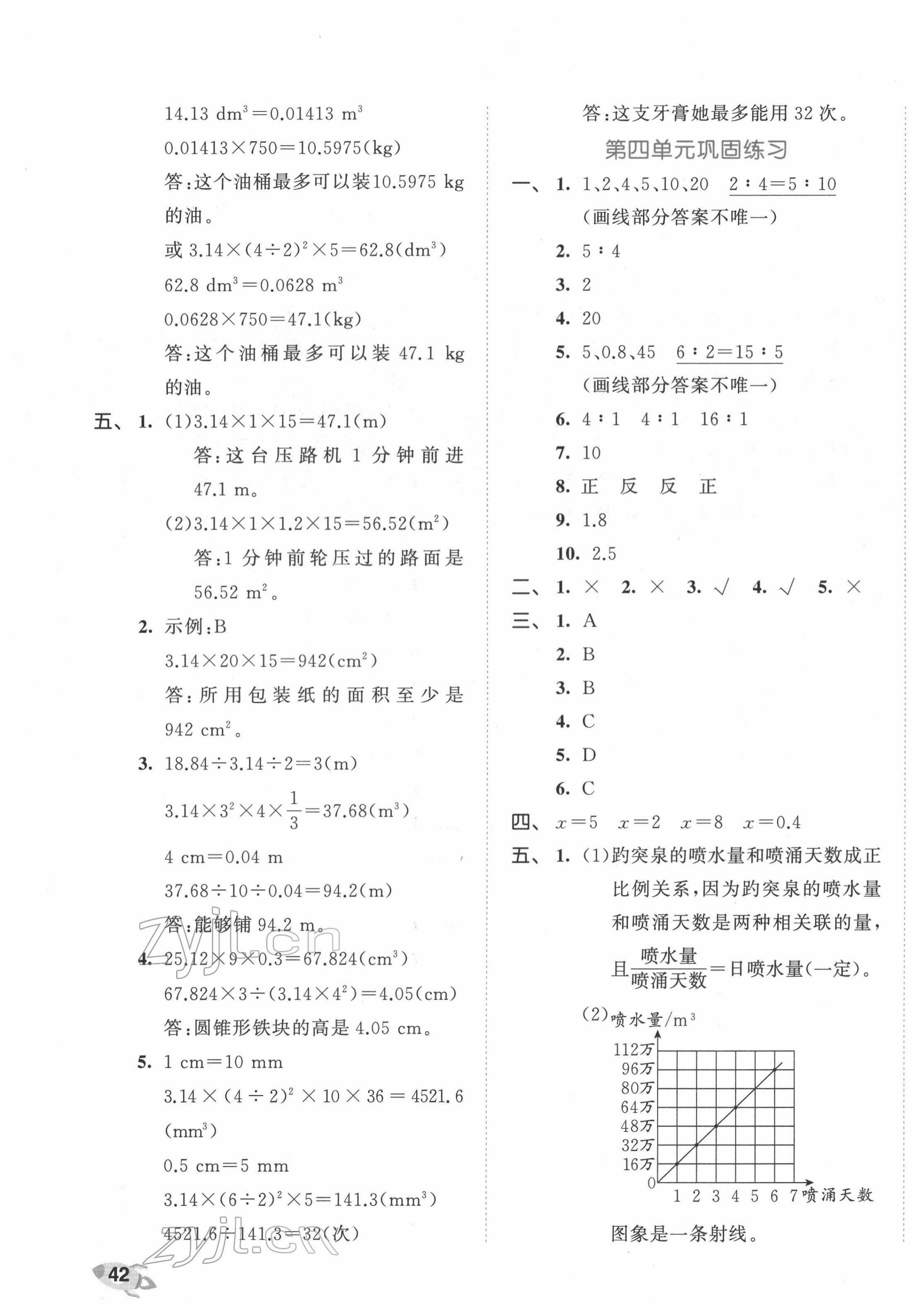 2022年53全優(yōu)卷六年級數(shù)學下冊人教版 第3頁