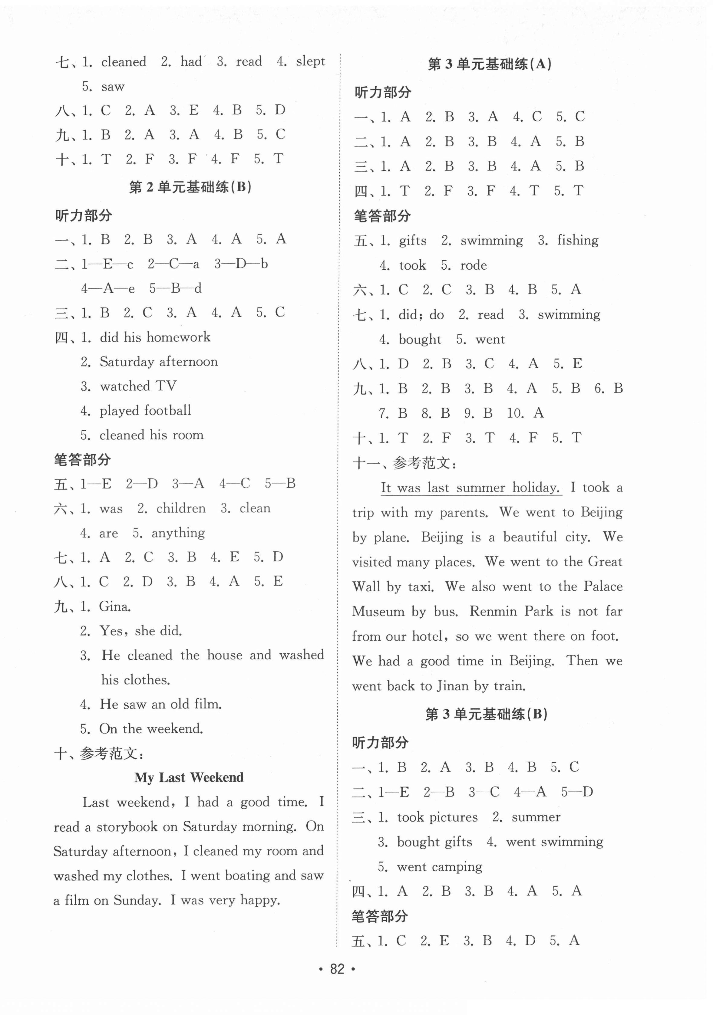 2022年金钥匙小学英语试卷六年级下册人教版 第2页