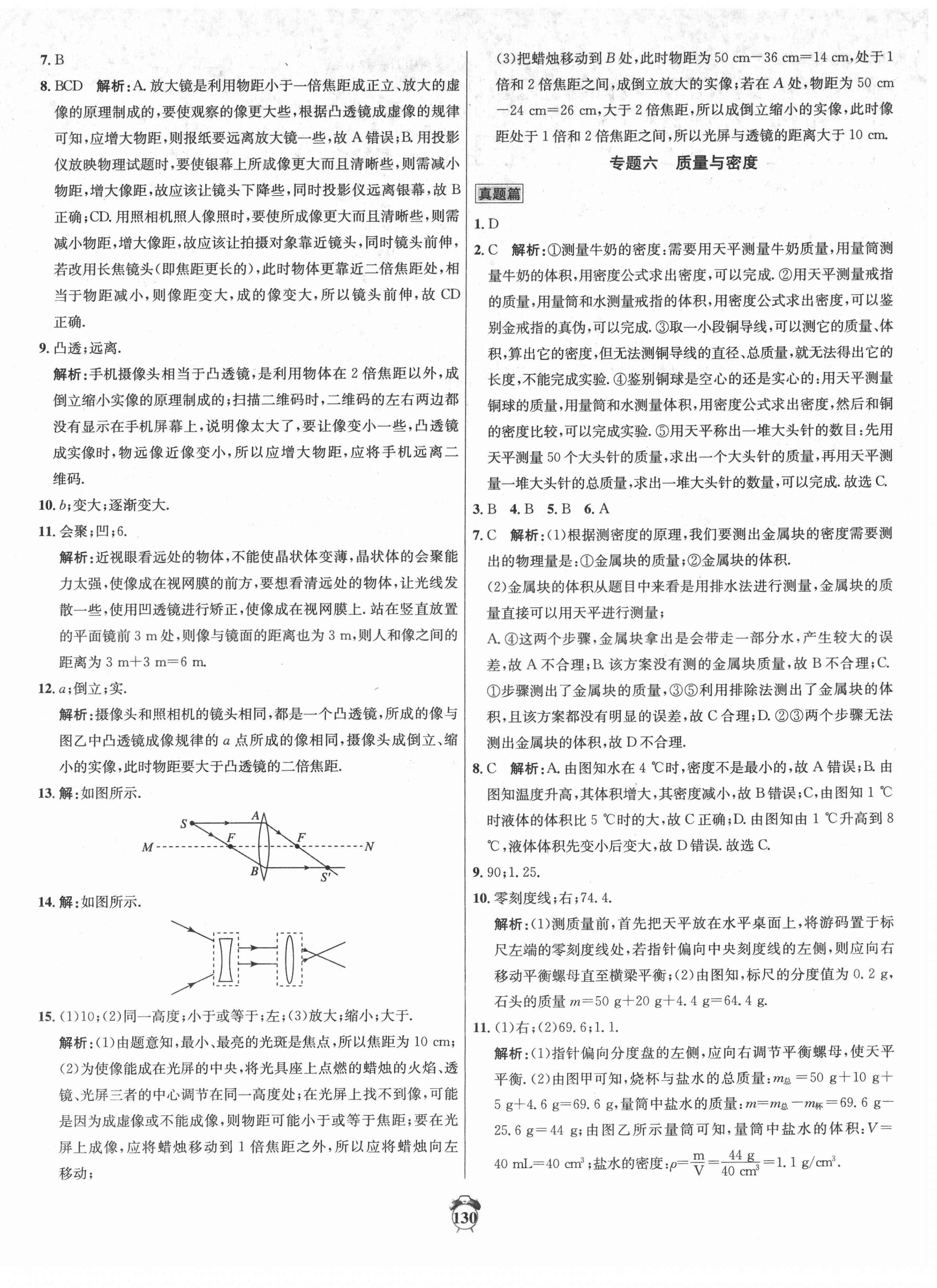 2022年專題分類卷中考金榜物理 第10頁